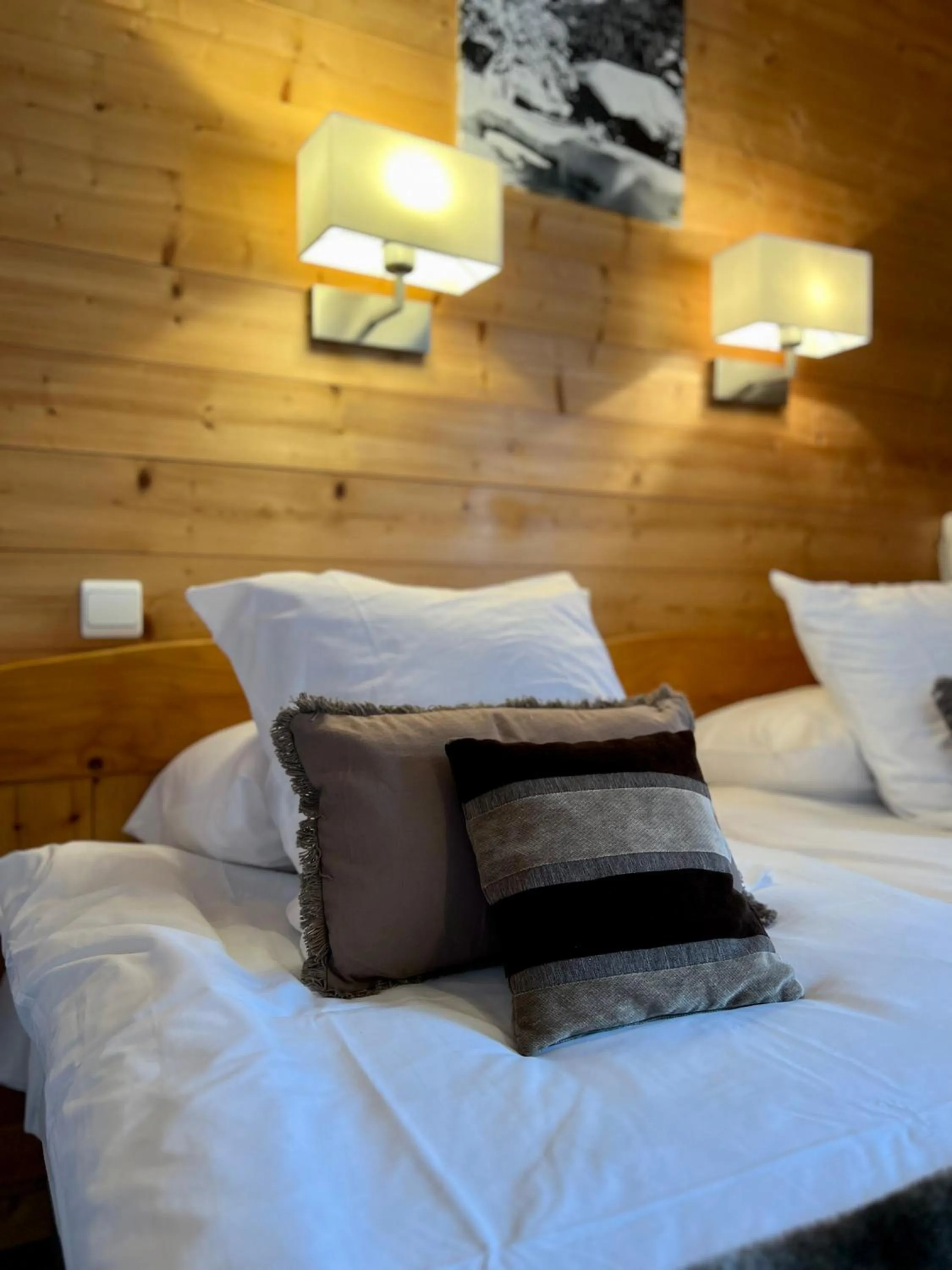 Bed in Hotel Le Christiania