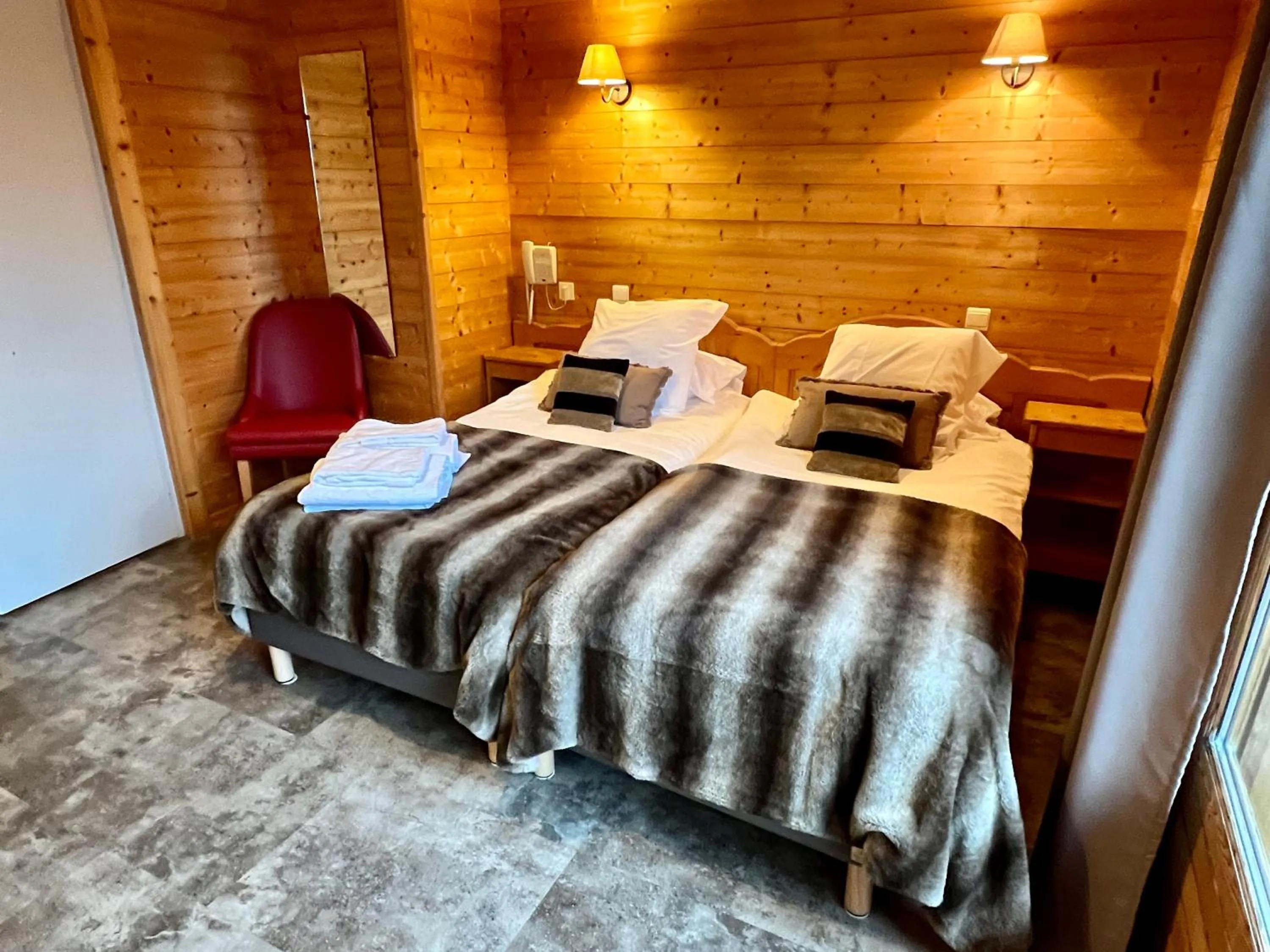 Bed in Hotel Le Christiania