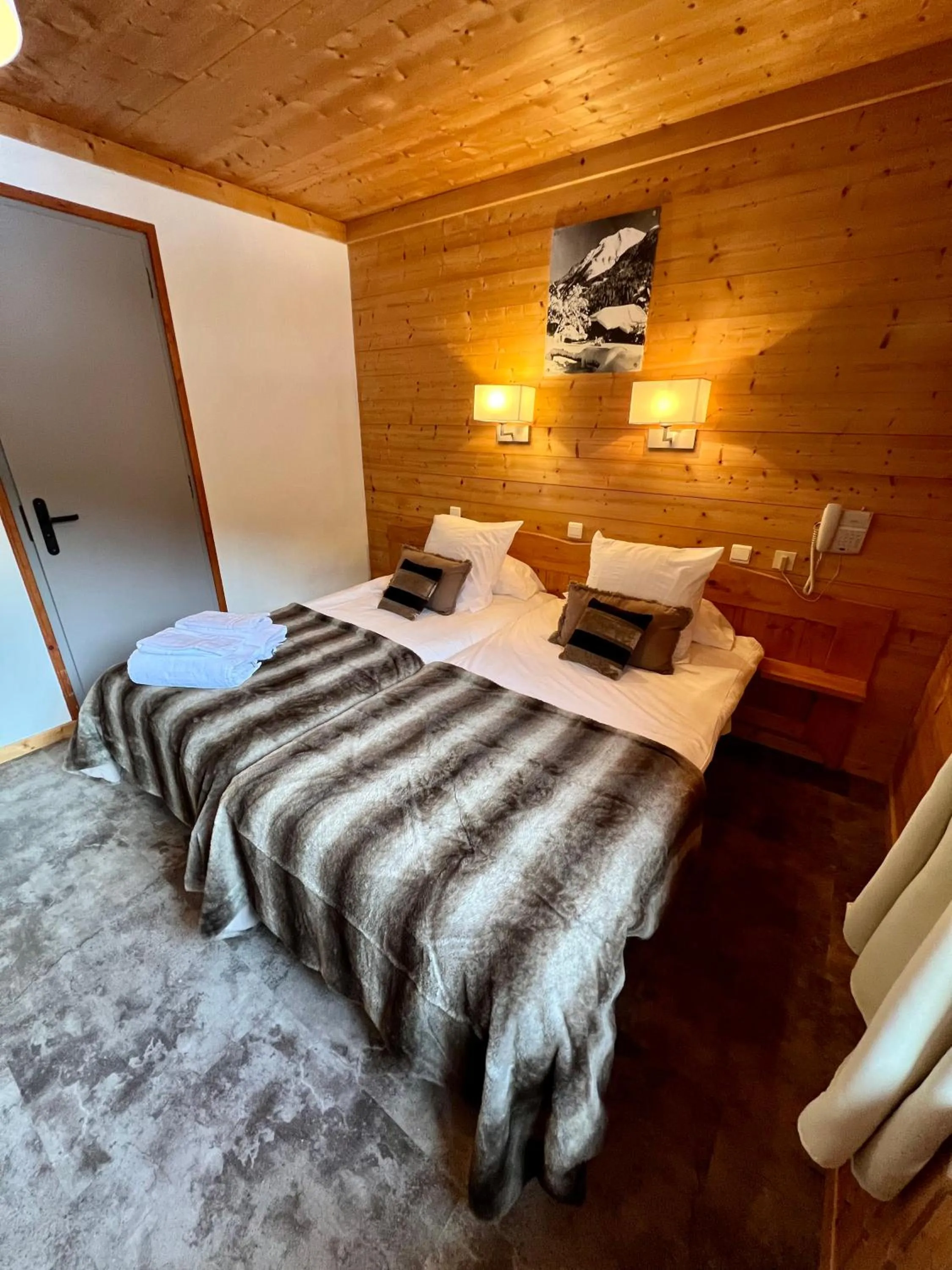 Bed in Hotel Le Christiania