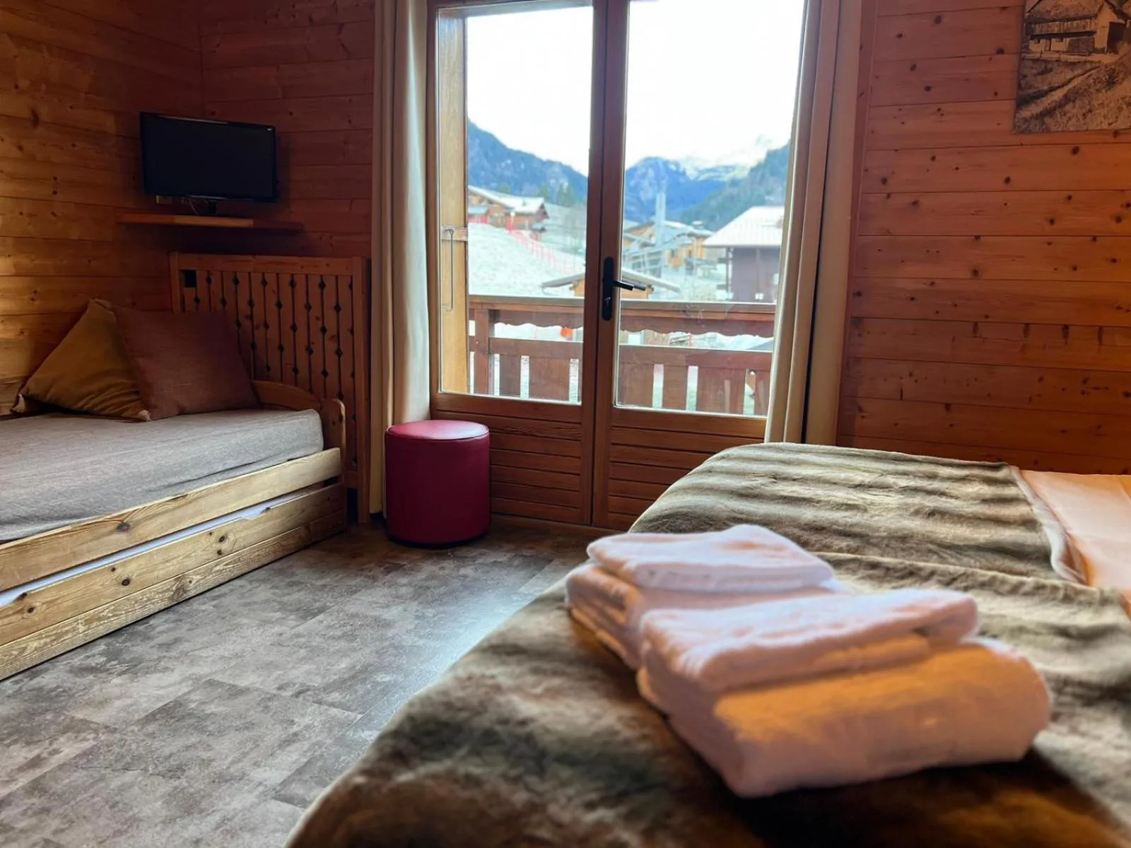 Bed in Hotel Le Christiania