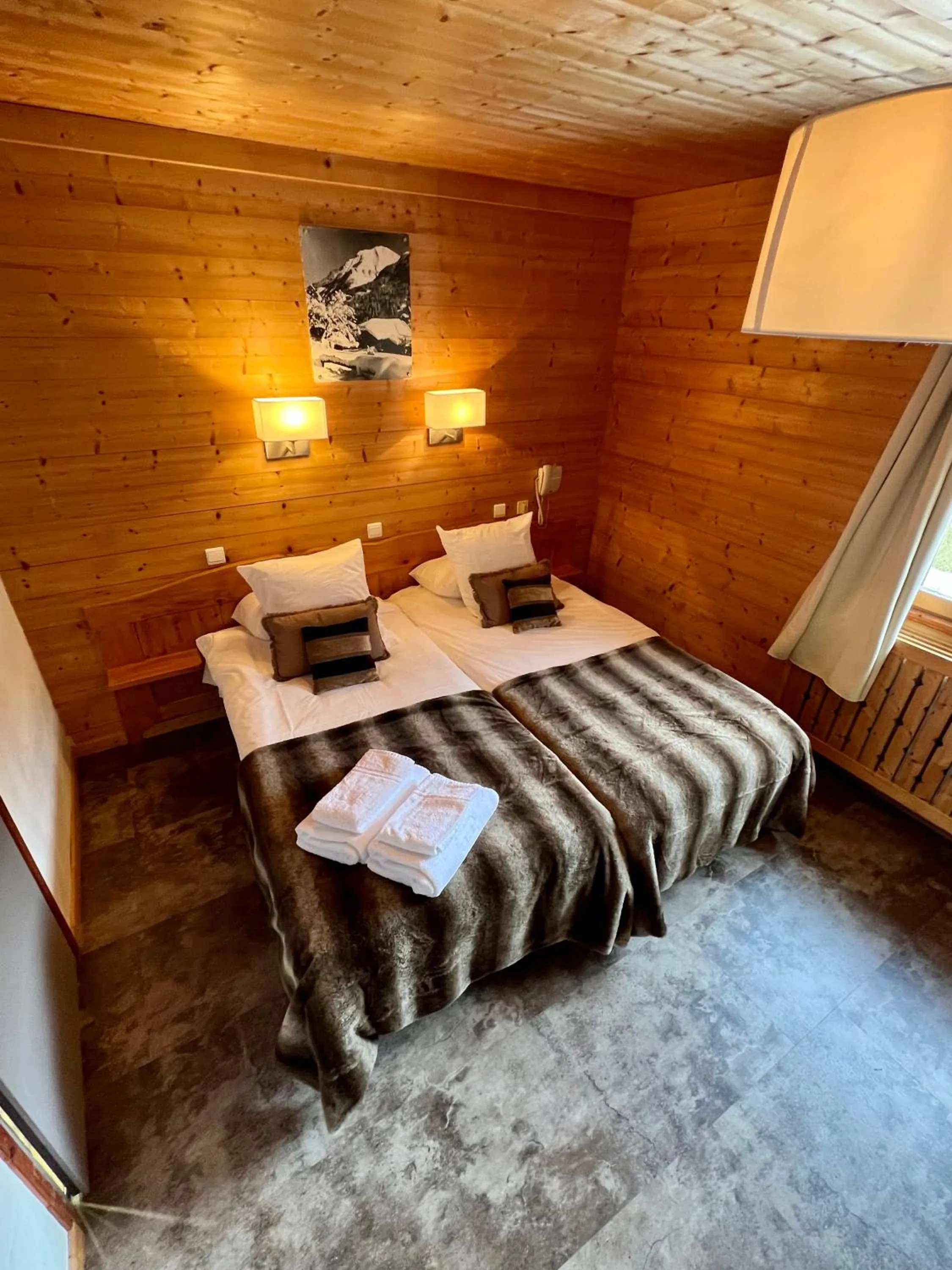 Bed in Hotel Le Christiania