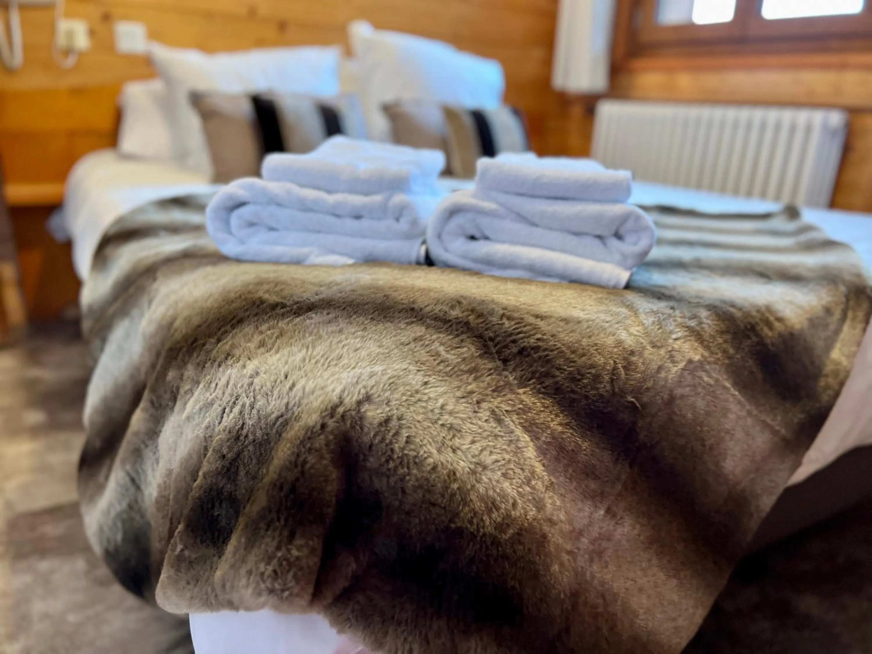 Bed in Hotel Le Christiania