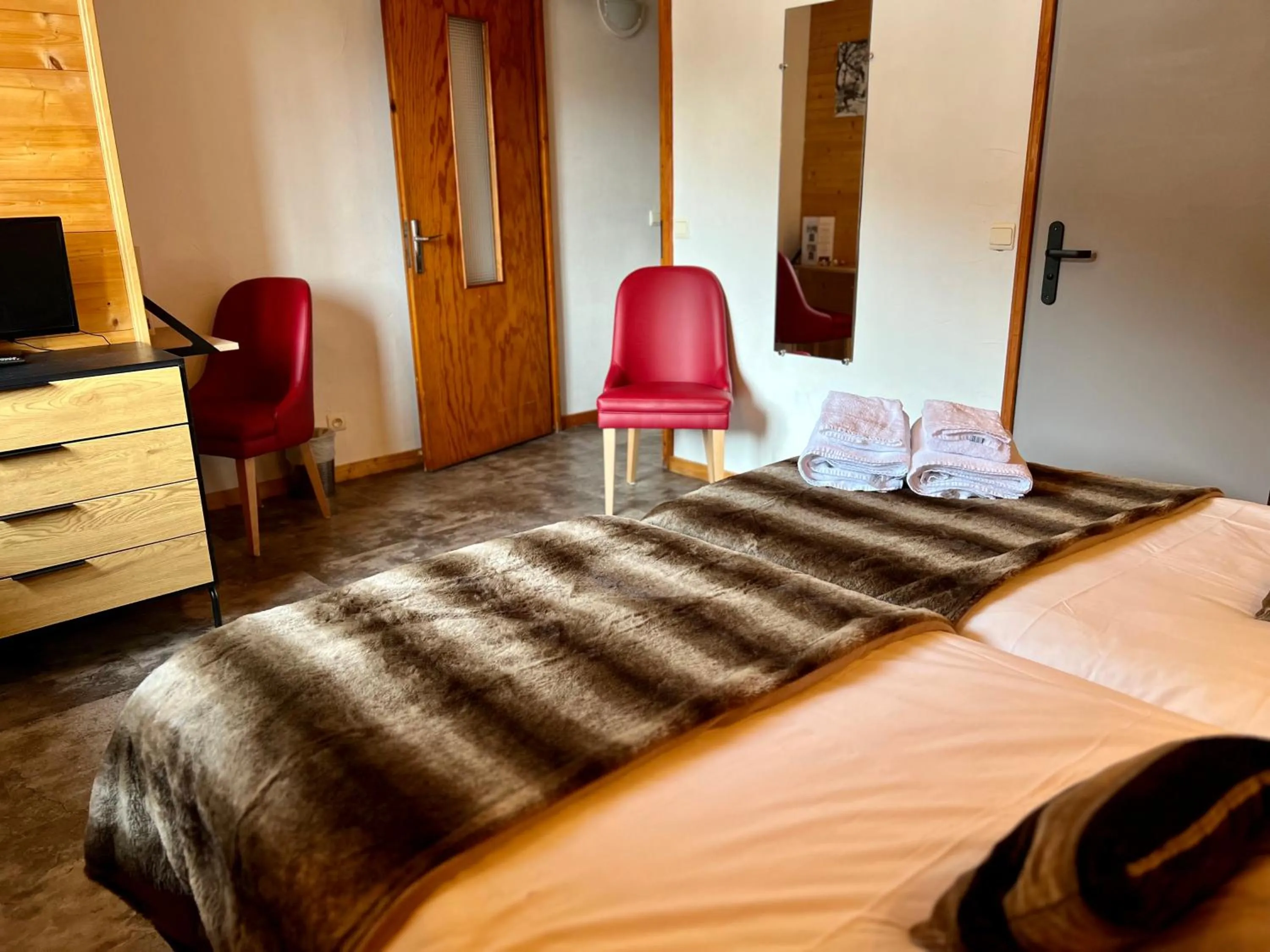 Bed in Hotel Le Christiania