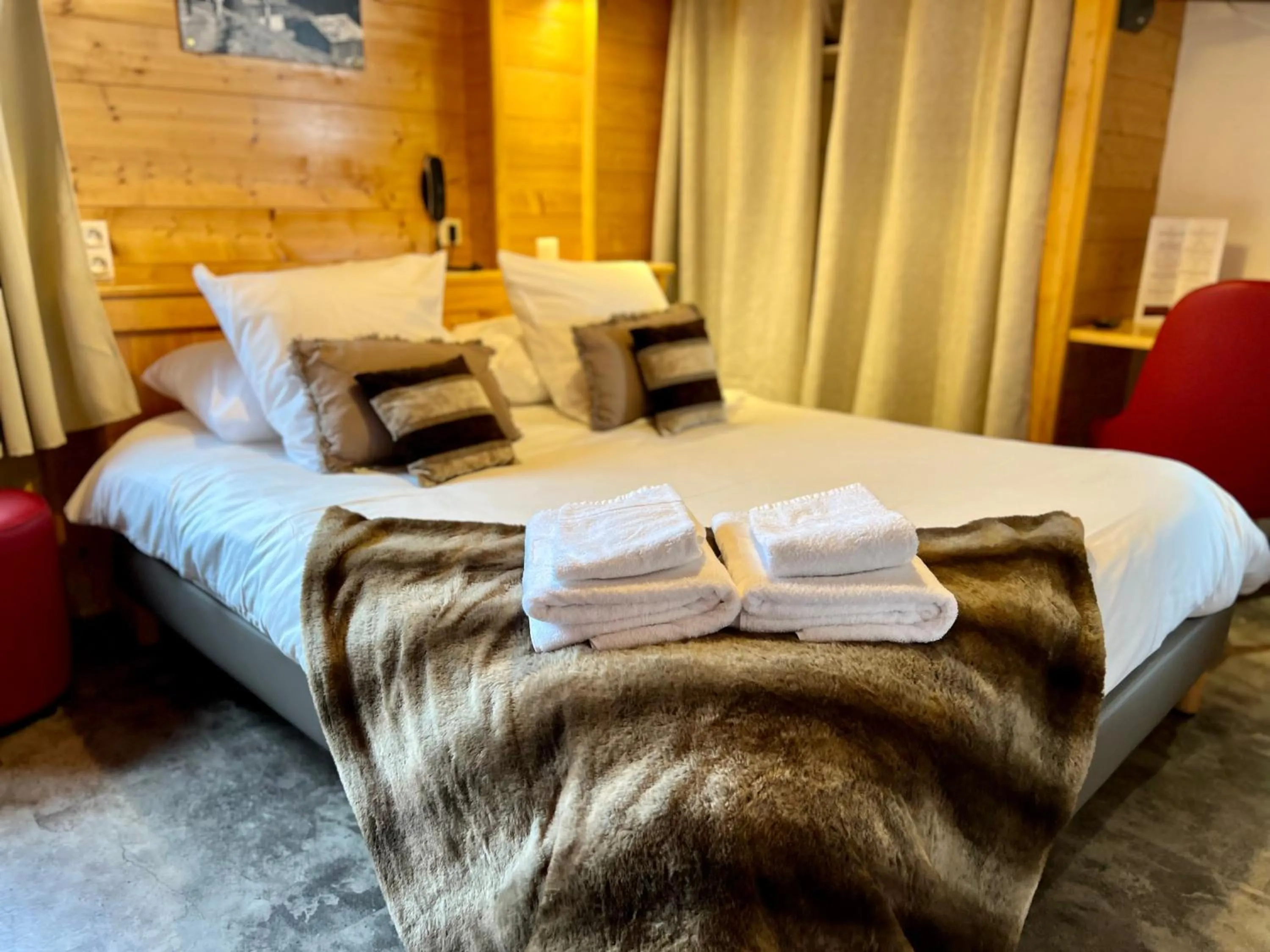 Bed in Hotel Le Christiania