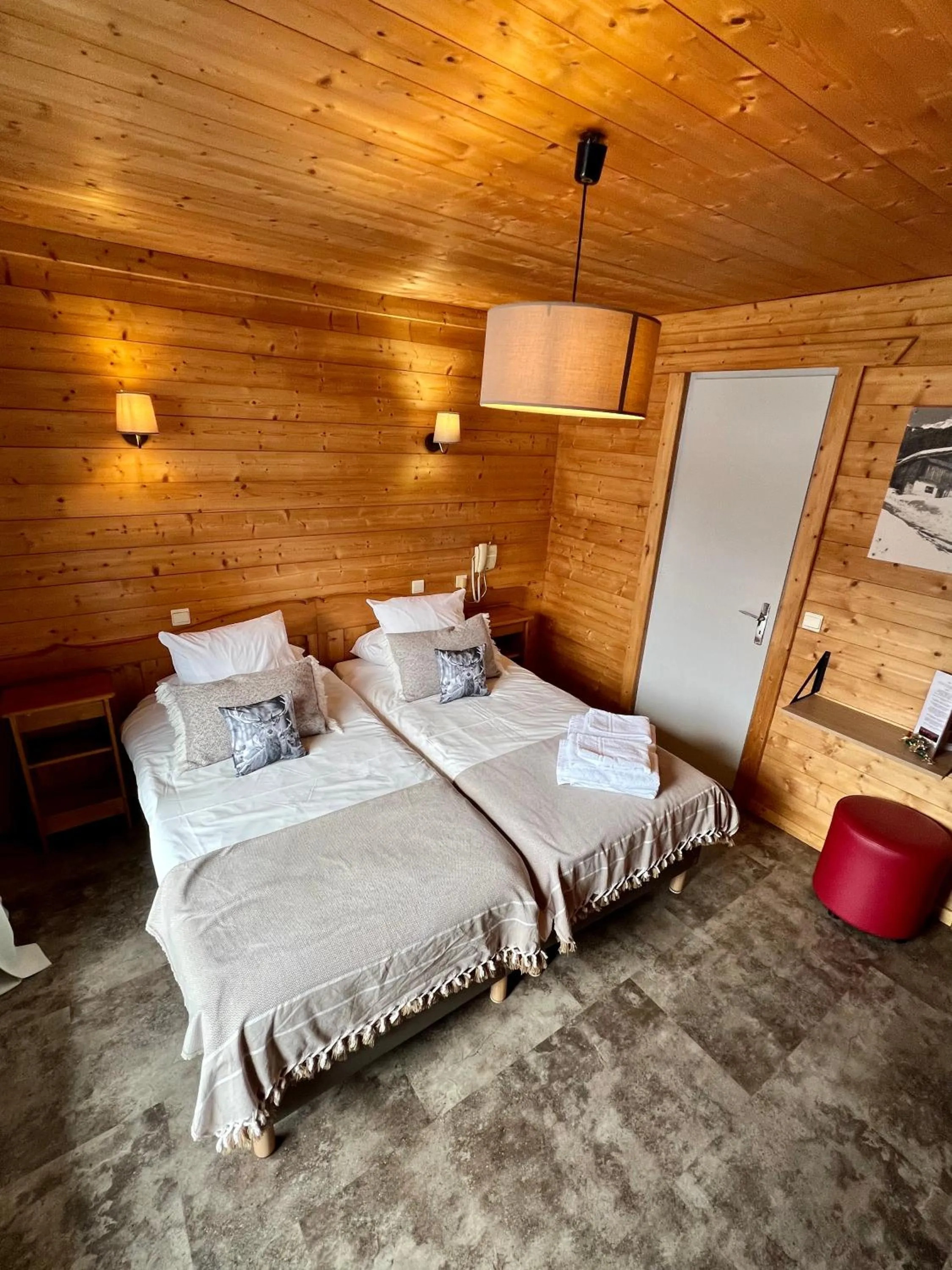 Bed in Hotel Le Christiania