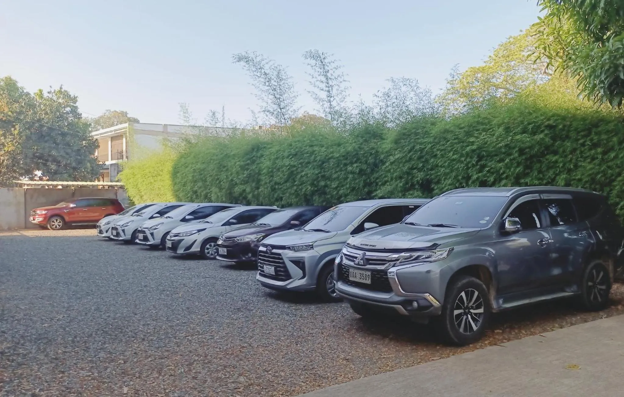 Parking in Bambu Suites