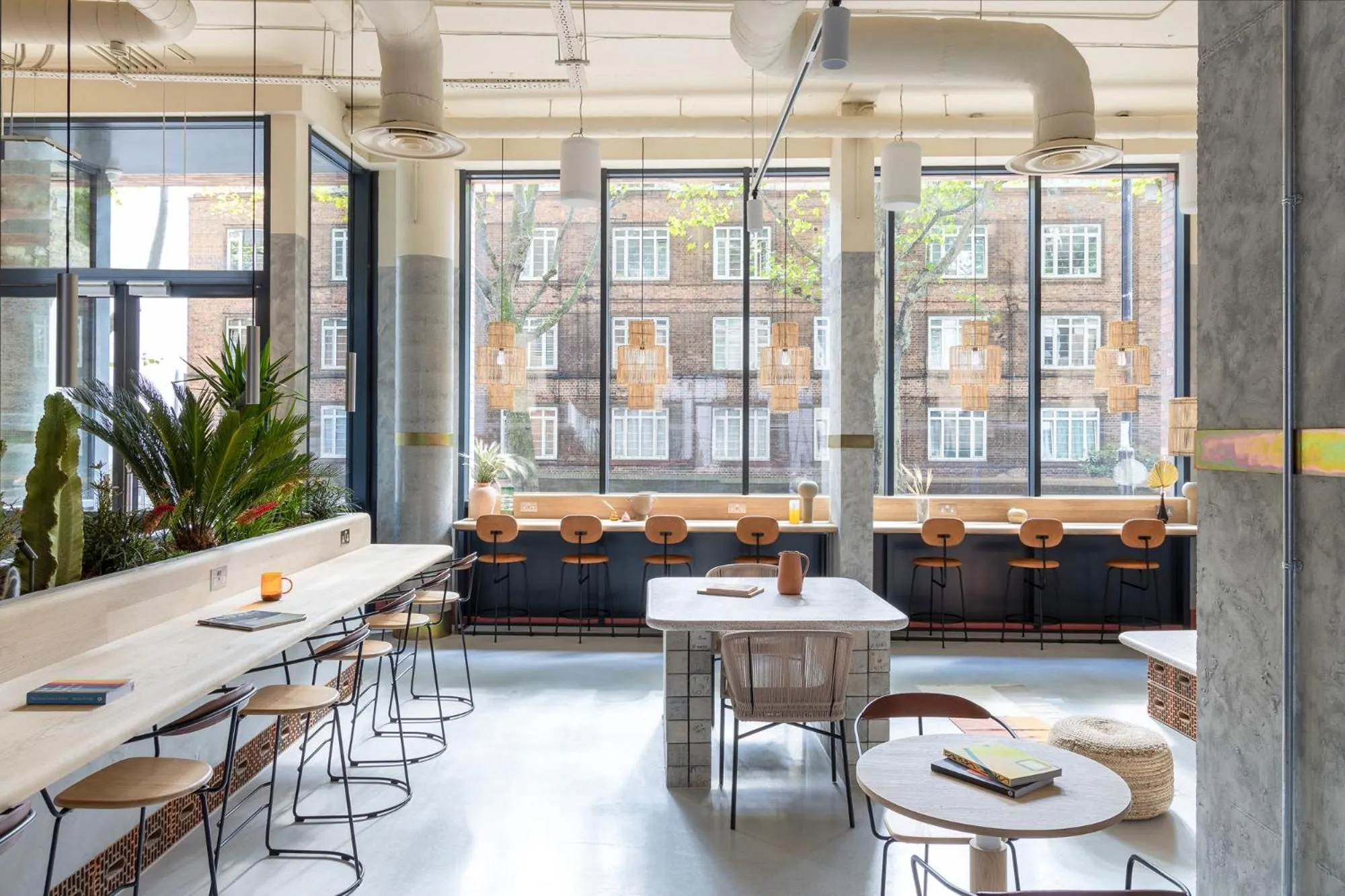 Seating area in Bermonds Locke, Tower Bridge