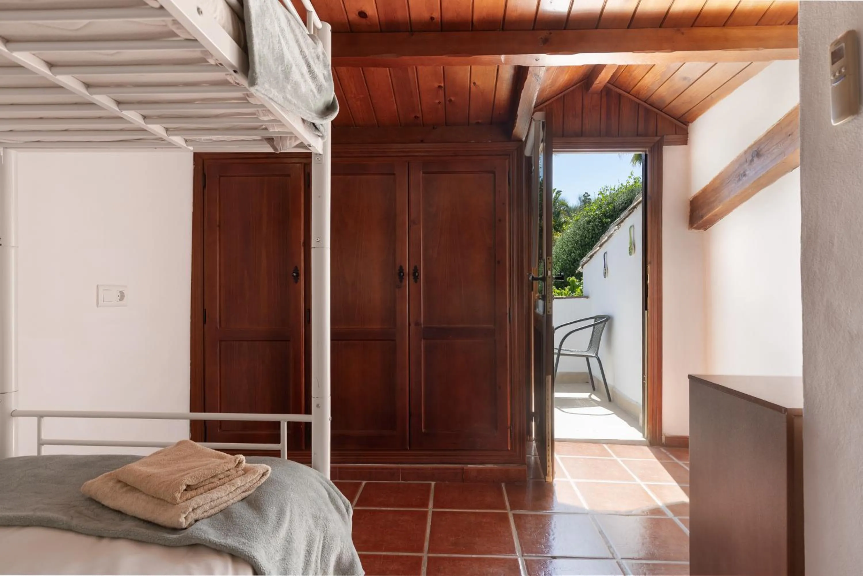 Balcony/Terrace, Bed in La Granja de Antonio