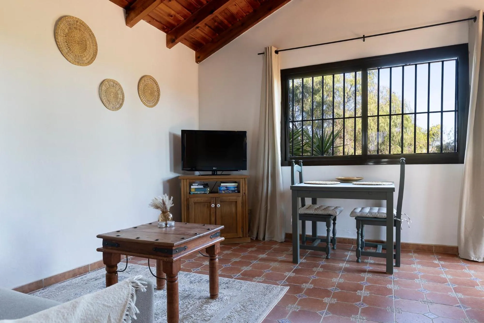 Seating area in La Granja de Antonio