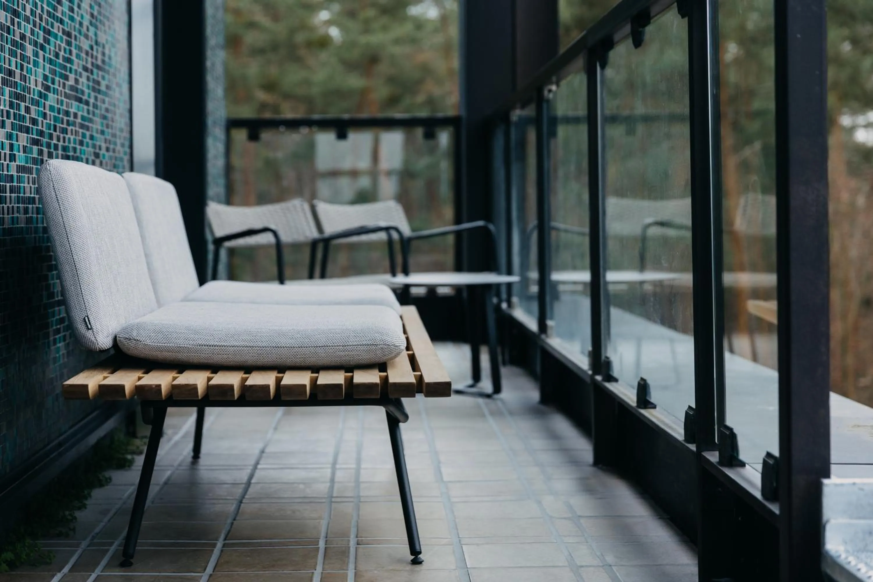 Balcony/Terrace in Hotel Forsthaus Nürnberg Fürth