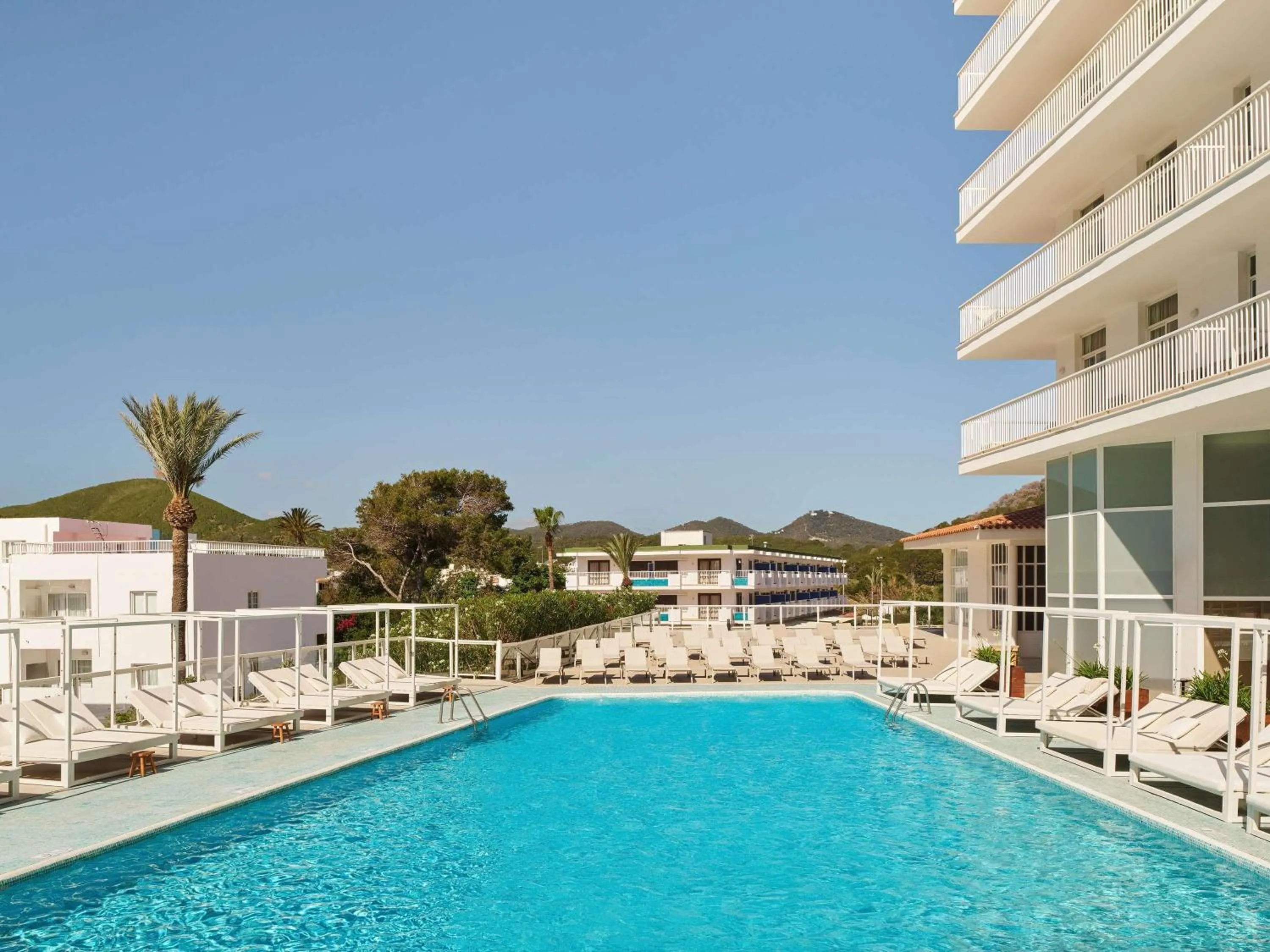 Pool view in Hyde Hotel Ibiza Beach Resort by ACCOR