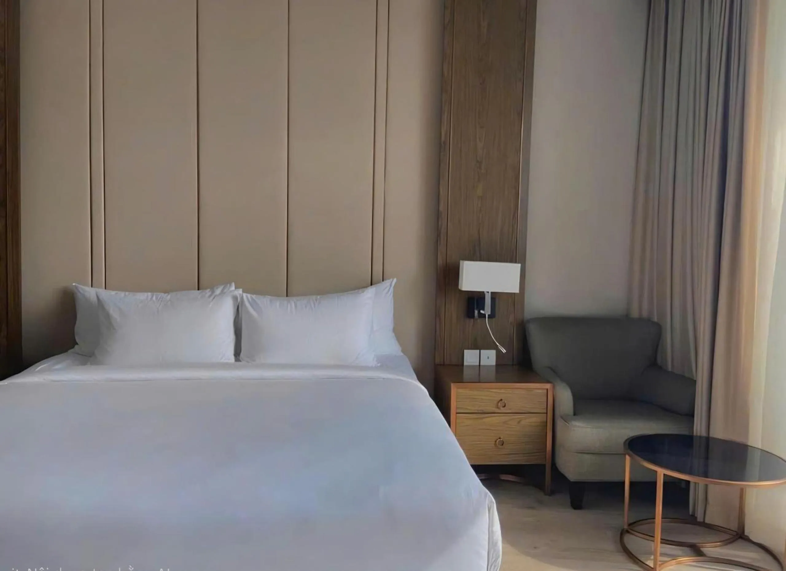 Bed in PANORAMA Condotel by HLG