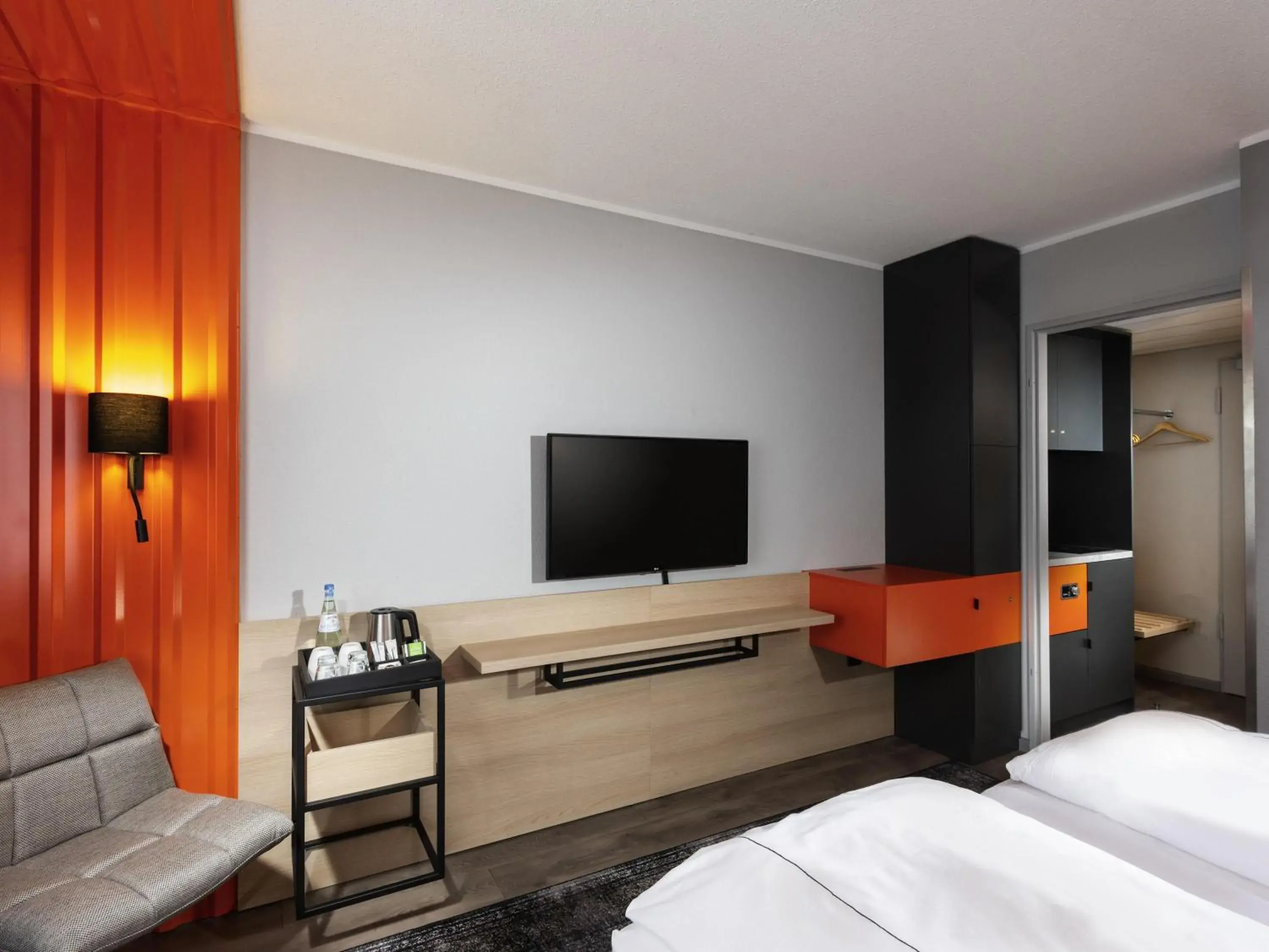 Bedroom, Bed in ibis Styles Berlin Treptow Bedroom, Bed in ibis Styles Berlin Treptow