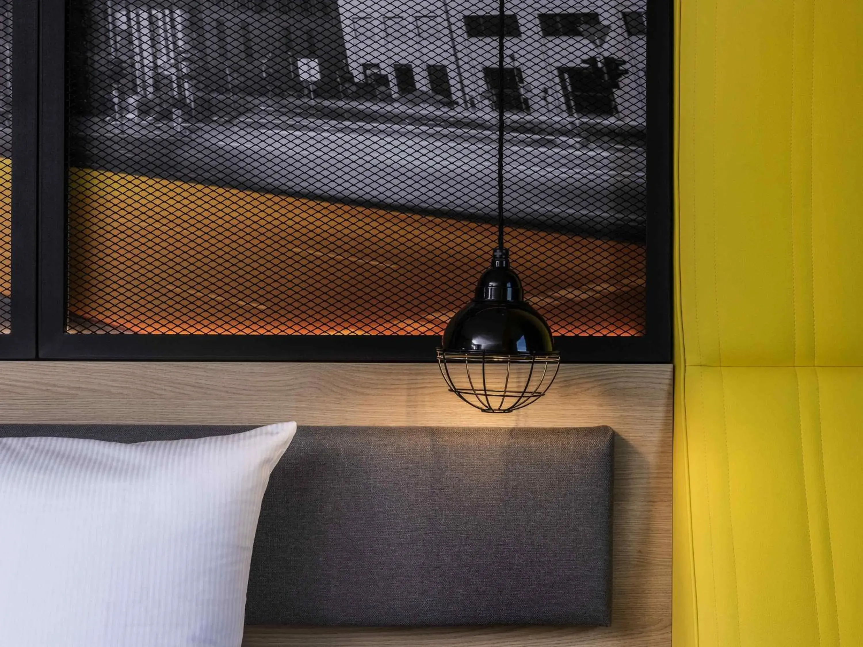 Bedroom in ibis Styles Berlin Treptow Bedroom in ibis Styles Berlin Treptow