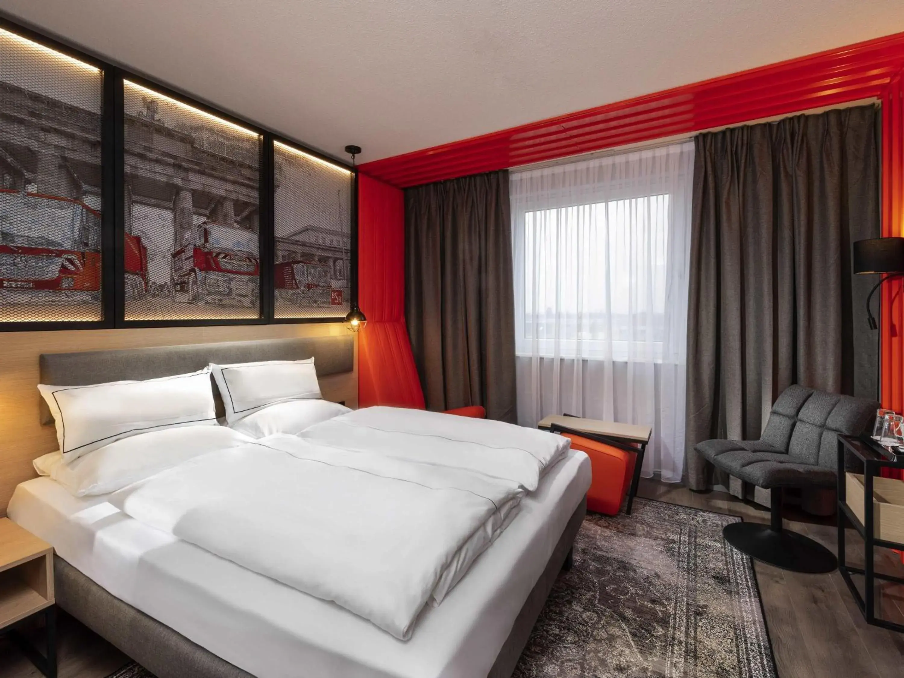 Bedroom, Bed in ibis Styles Berlin Treptow Bedroom, Bed in ibis Styles Berlin Treptow