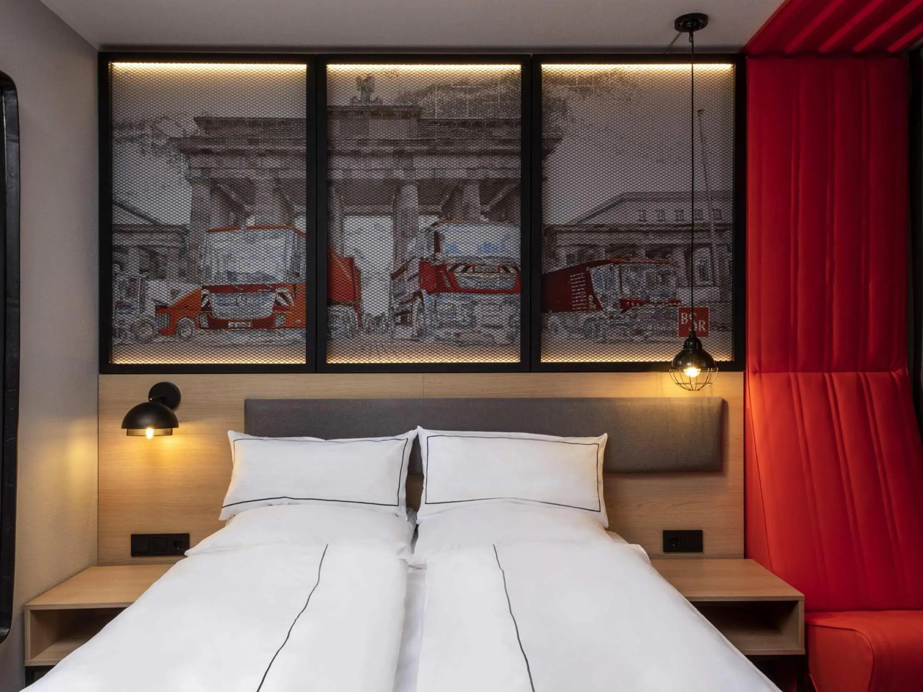 Bedroom, Bed in ibis Styles Berlin Treptow Bedroom, Bed in ibis Styles Berlin Treptow