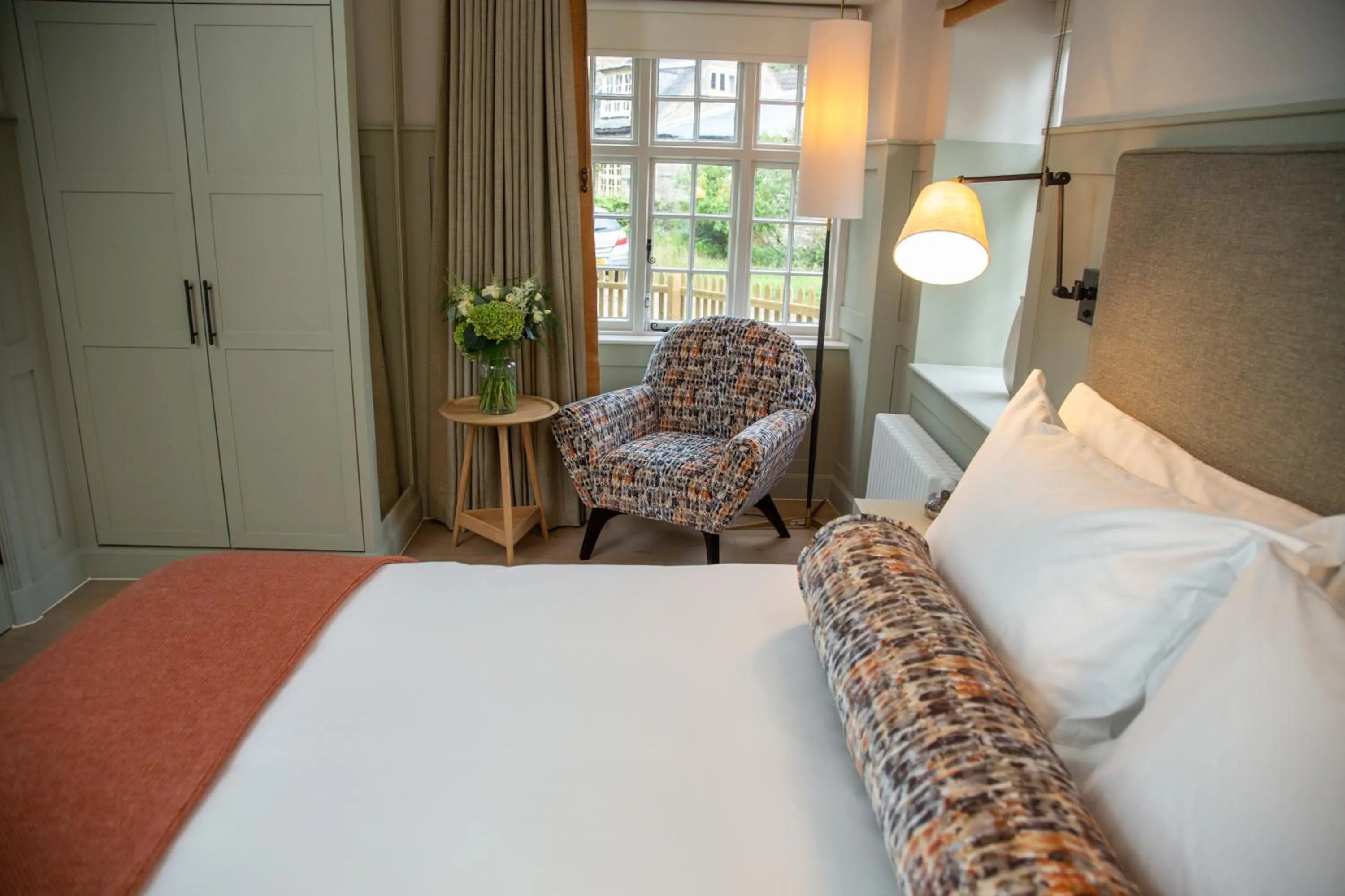 Bed in The Falcon Hotel