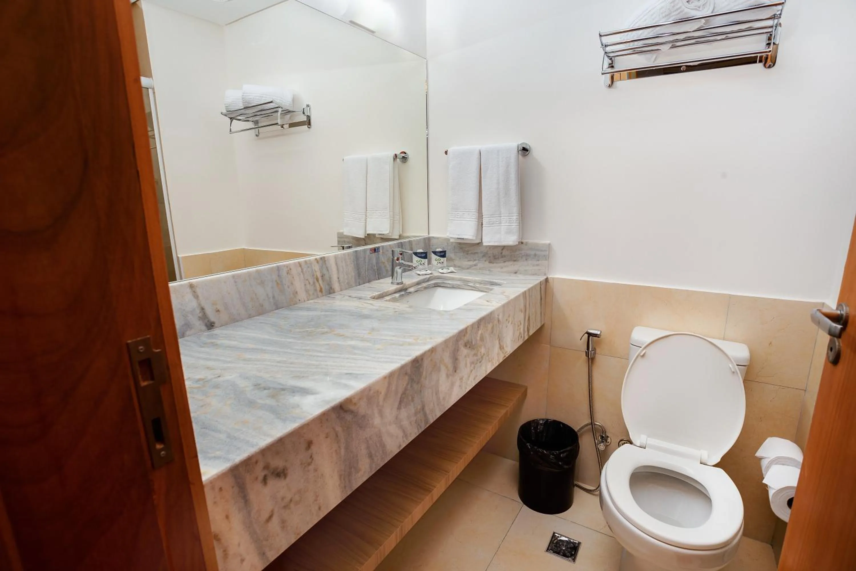 Bathroom in Go Inn Goiana by Atlantica Hotels