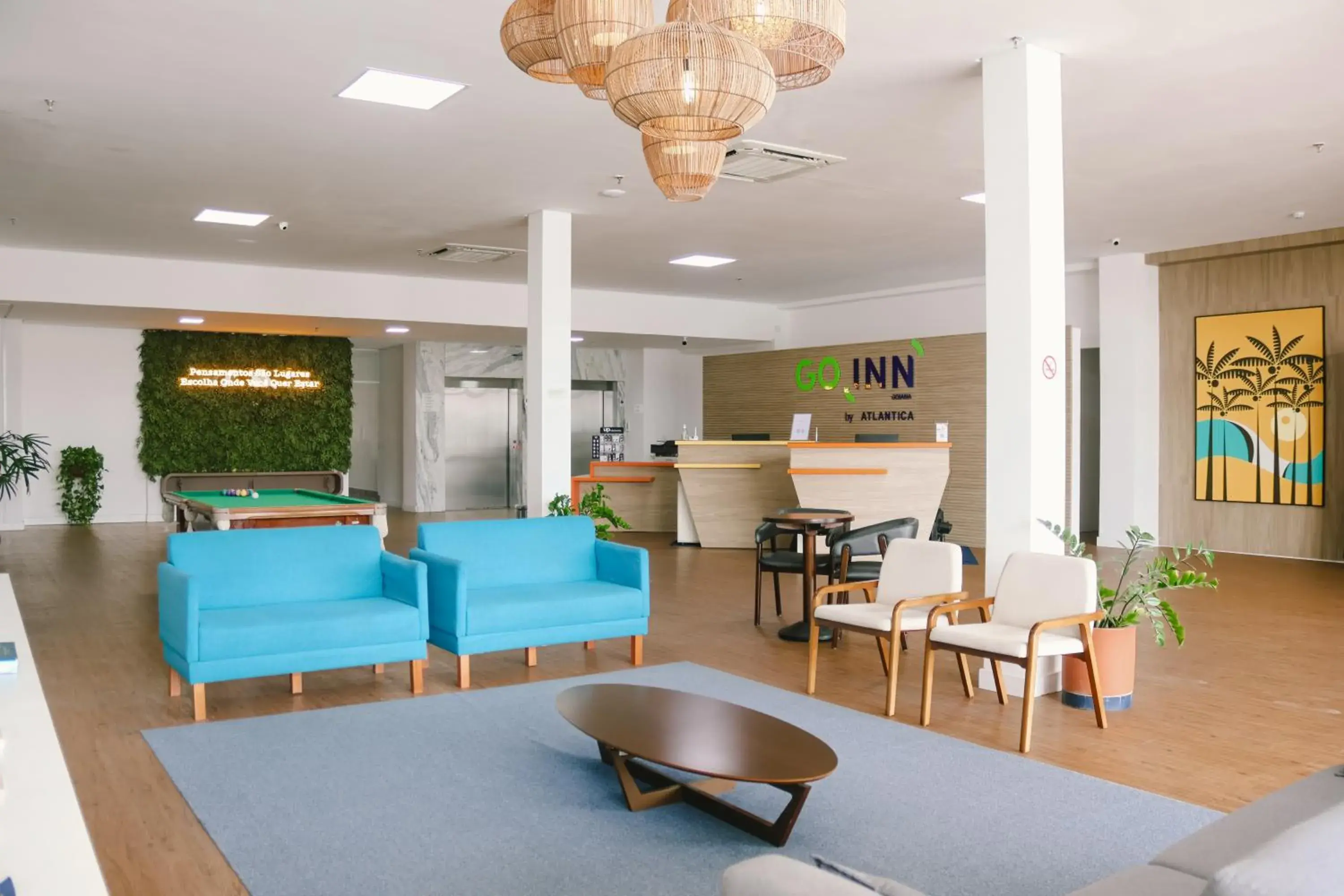 Lobby or reception in Go Inn Goiana by Atlantica Hotels Lobby or reception in Go Inn Goiana by Atlantica Hotels