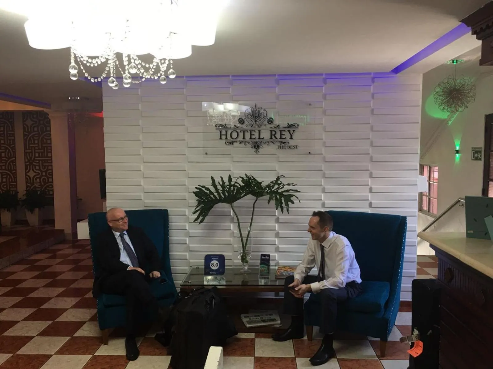 Lobby or reception in Hotel Rey