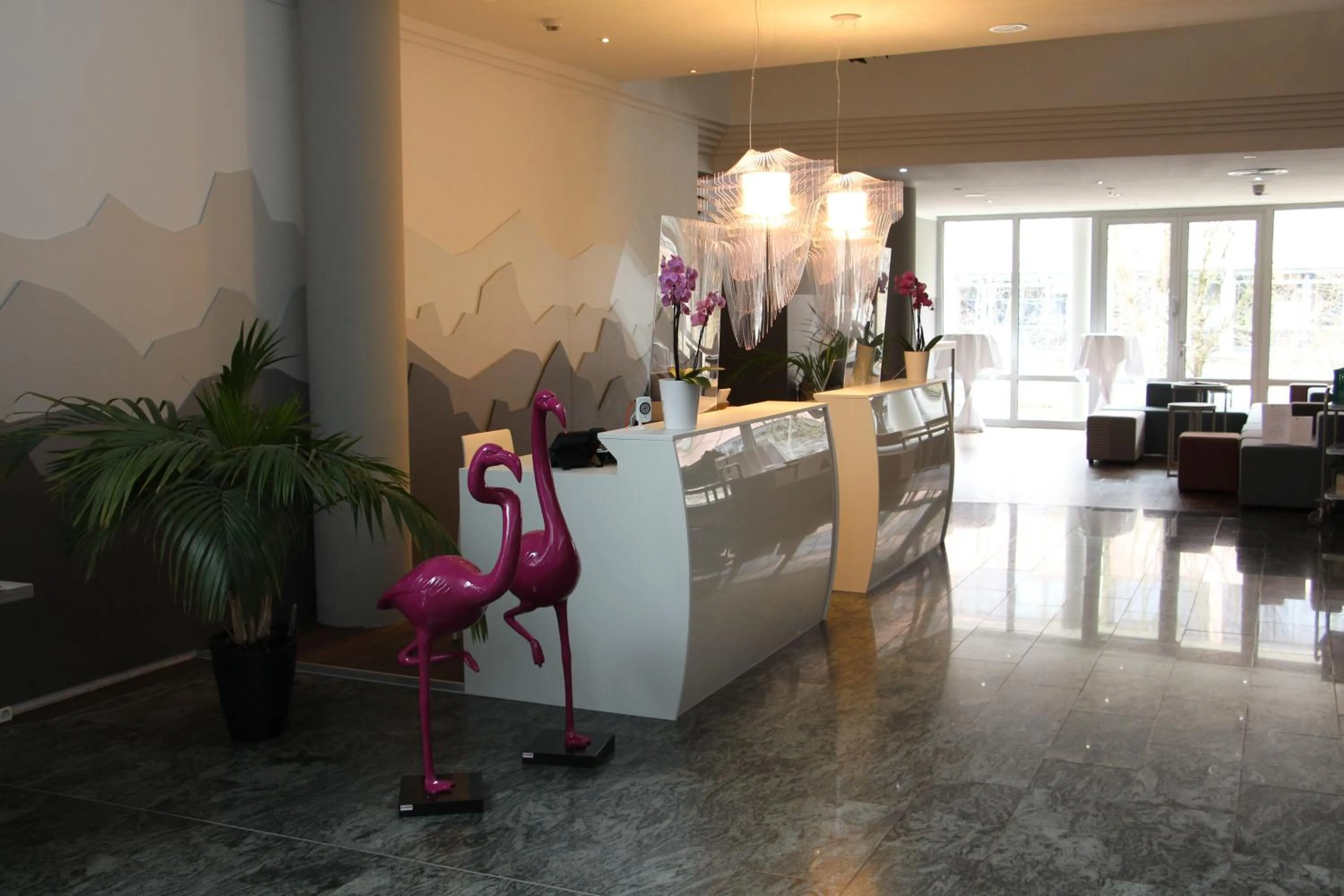Lobby or reception in SCOTTY & PAUL Hotel Deggendorf