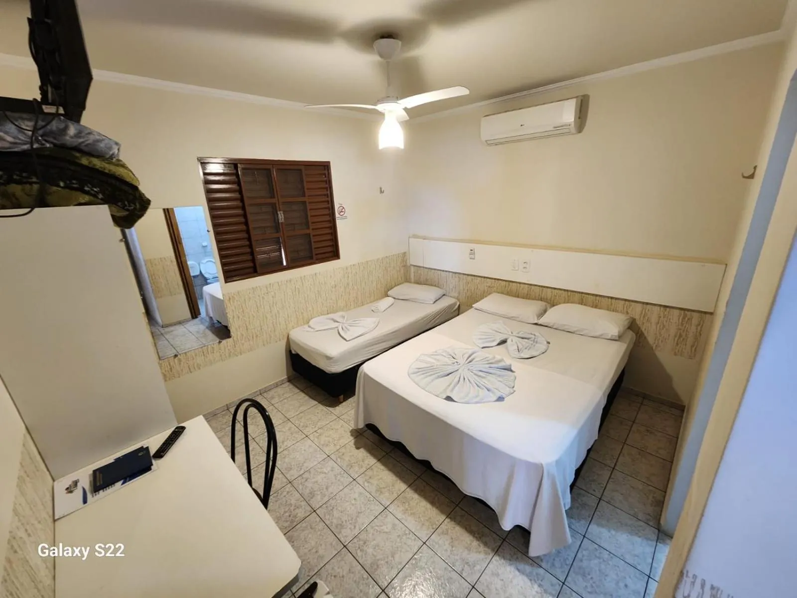 Bed in Hotel Pousada Paraiso Avaré