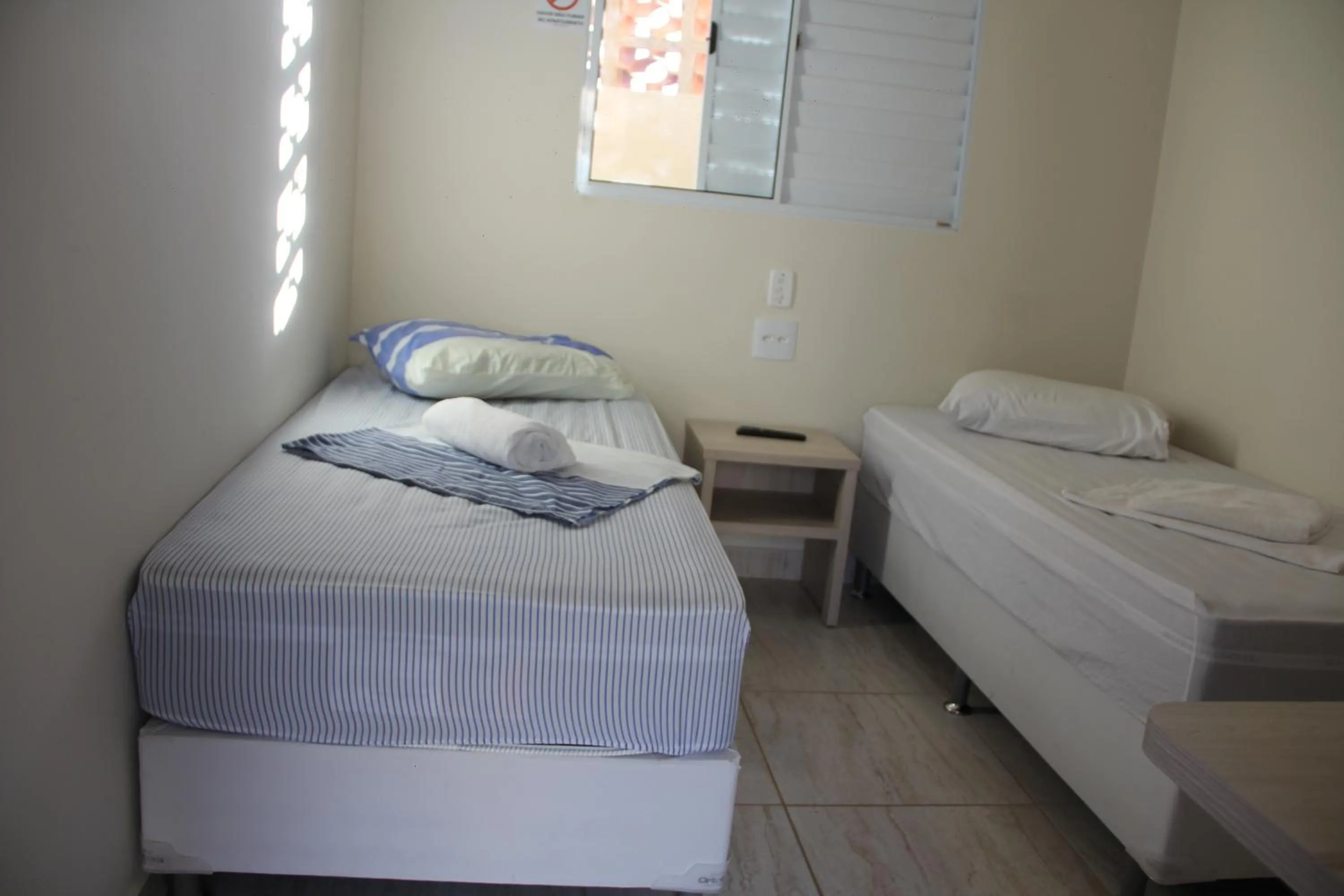 Bed in Hotel Pousada Paraiso Avaré