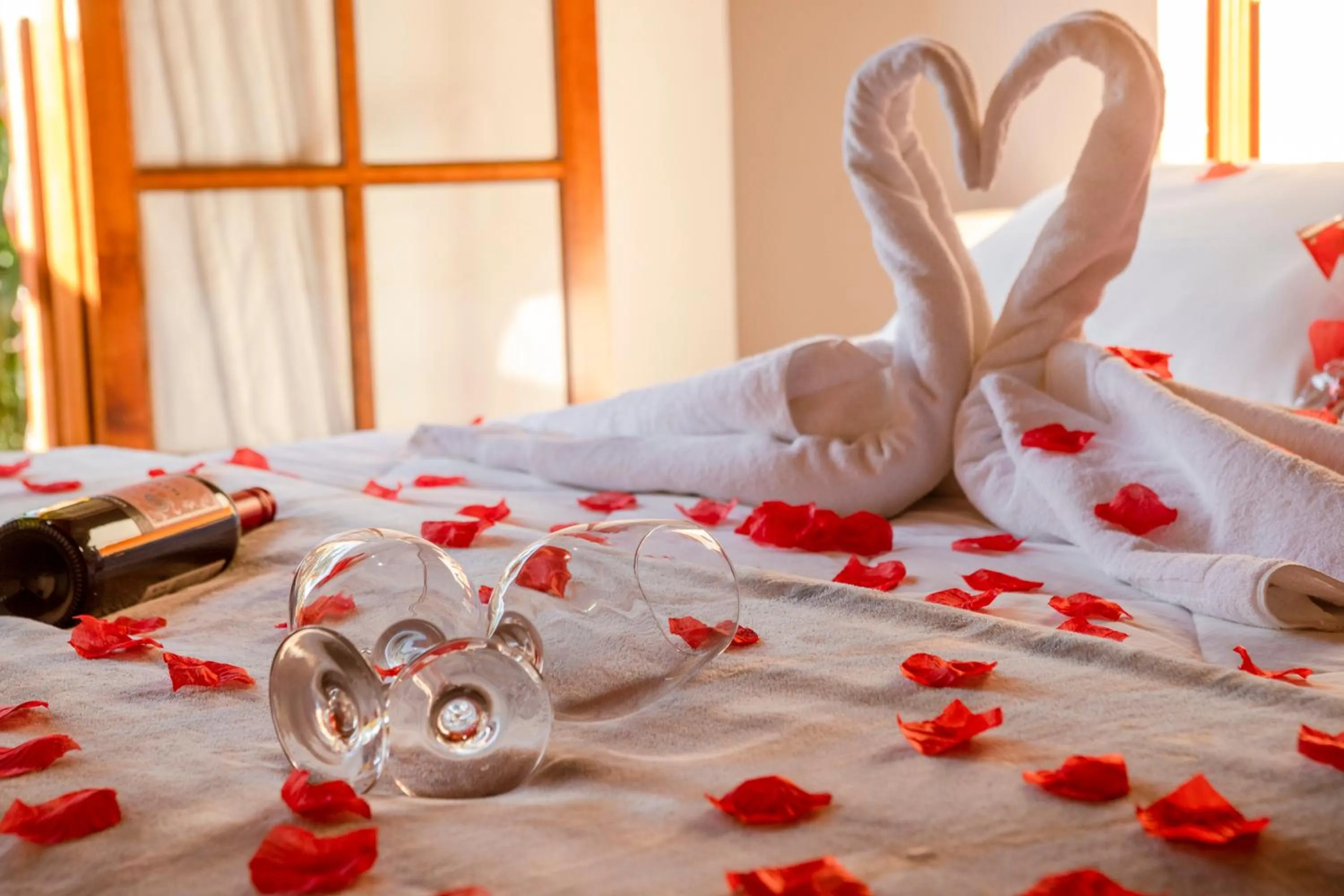 Bed in Pousada Portal da Serra