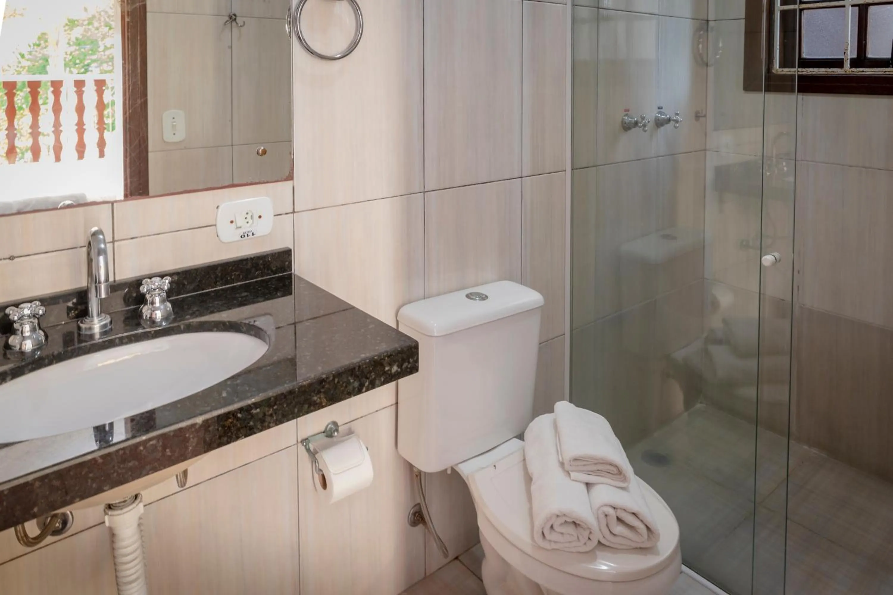 Bathroom in Pousada Portal da Serra