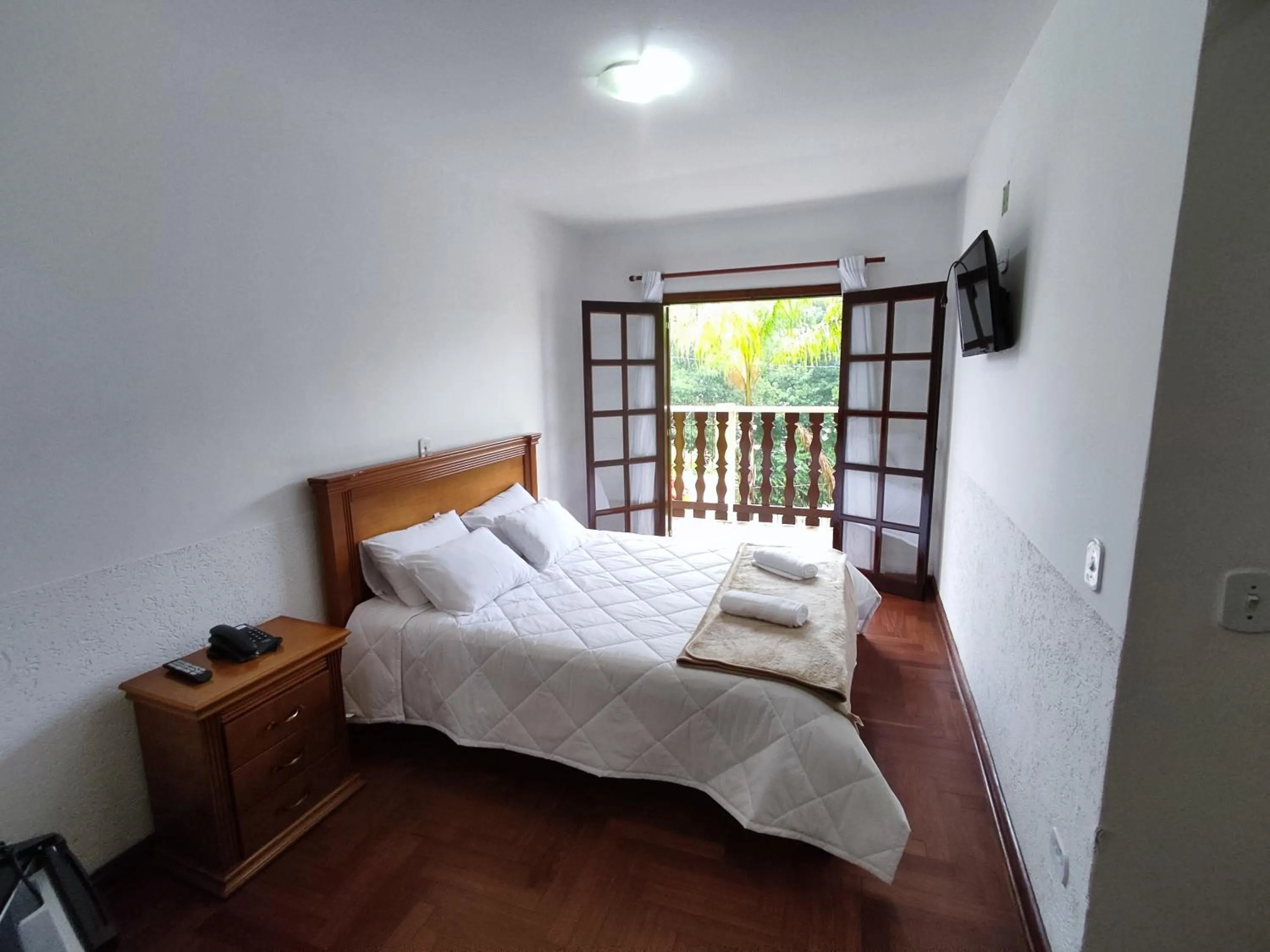 Bedroom, Bed in Pousada Portal da Serra