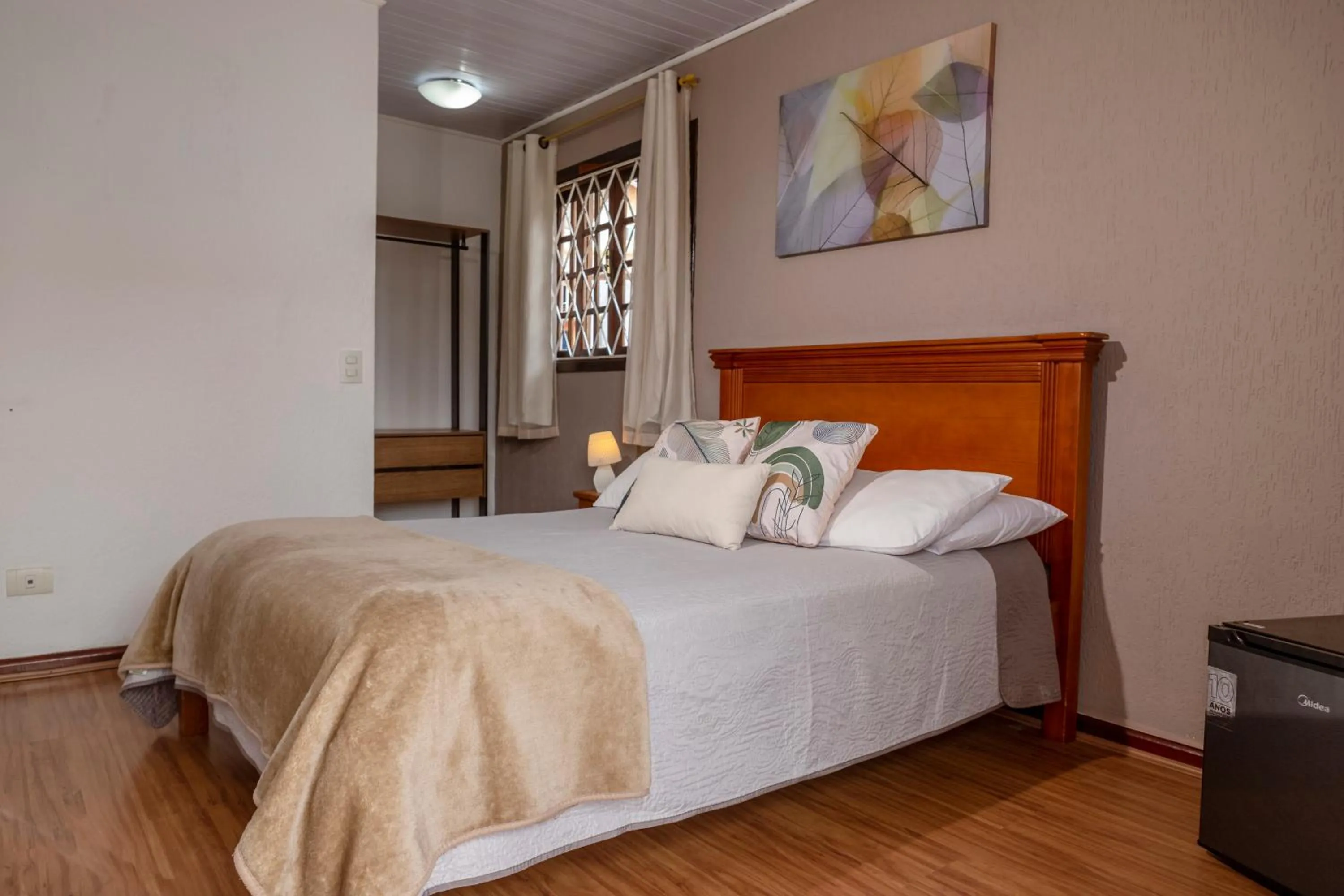 Bed in Pousada Portal da Serra