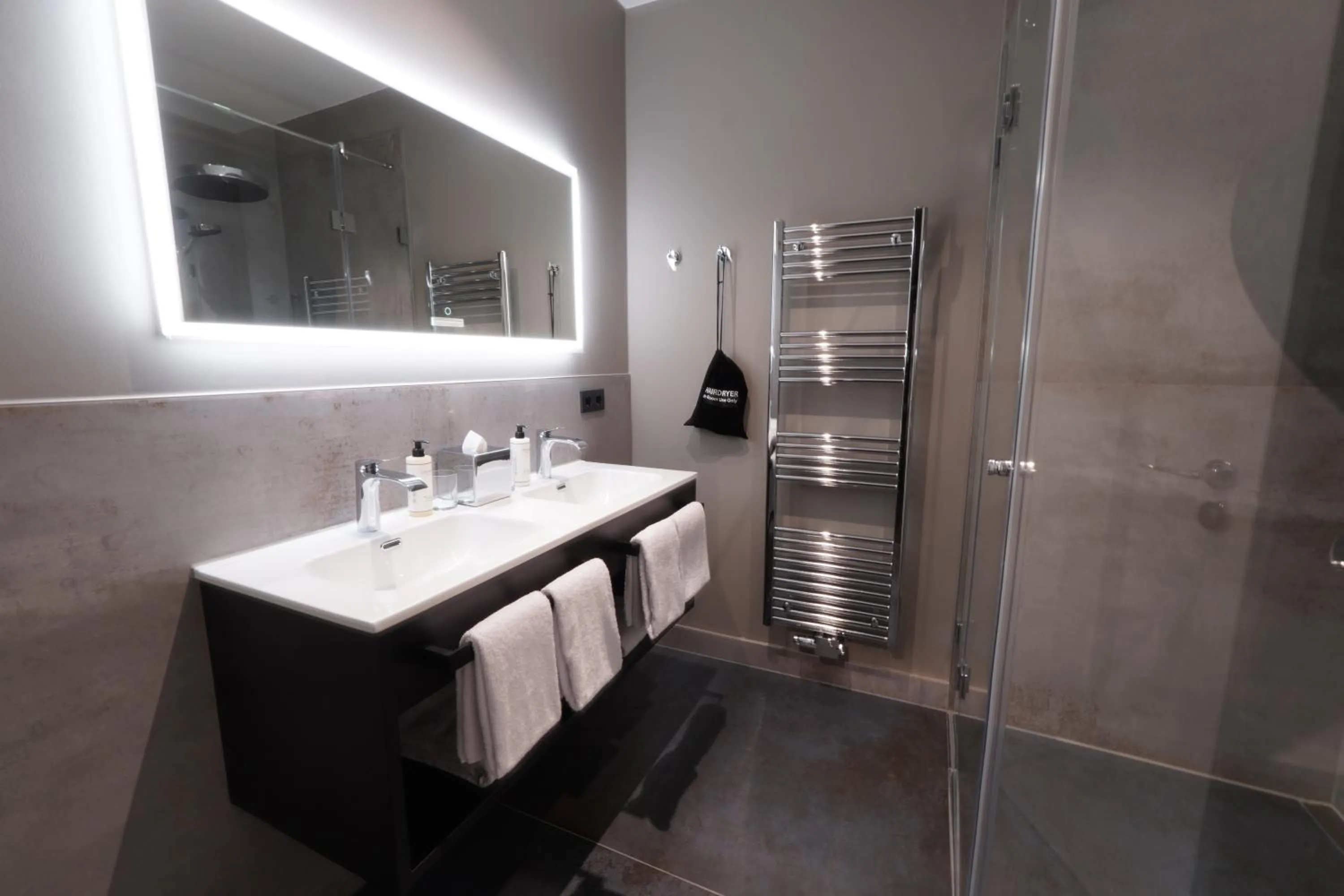 Bathroom in Lumière Boutiquehotel im Fürstenhof Leipzig