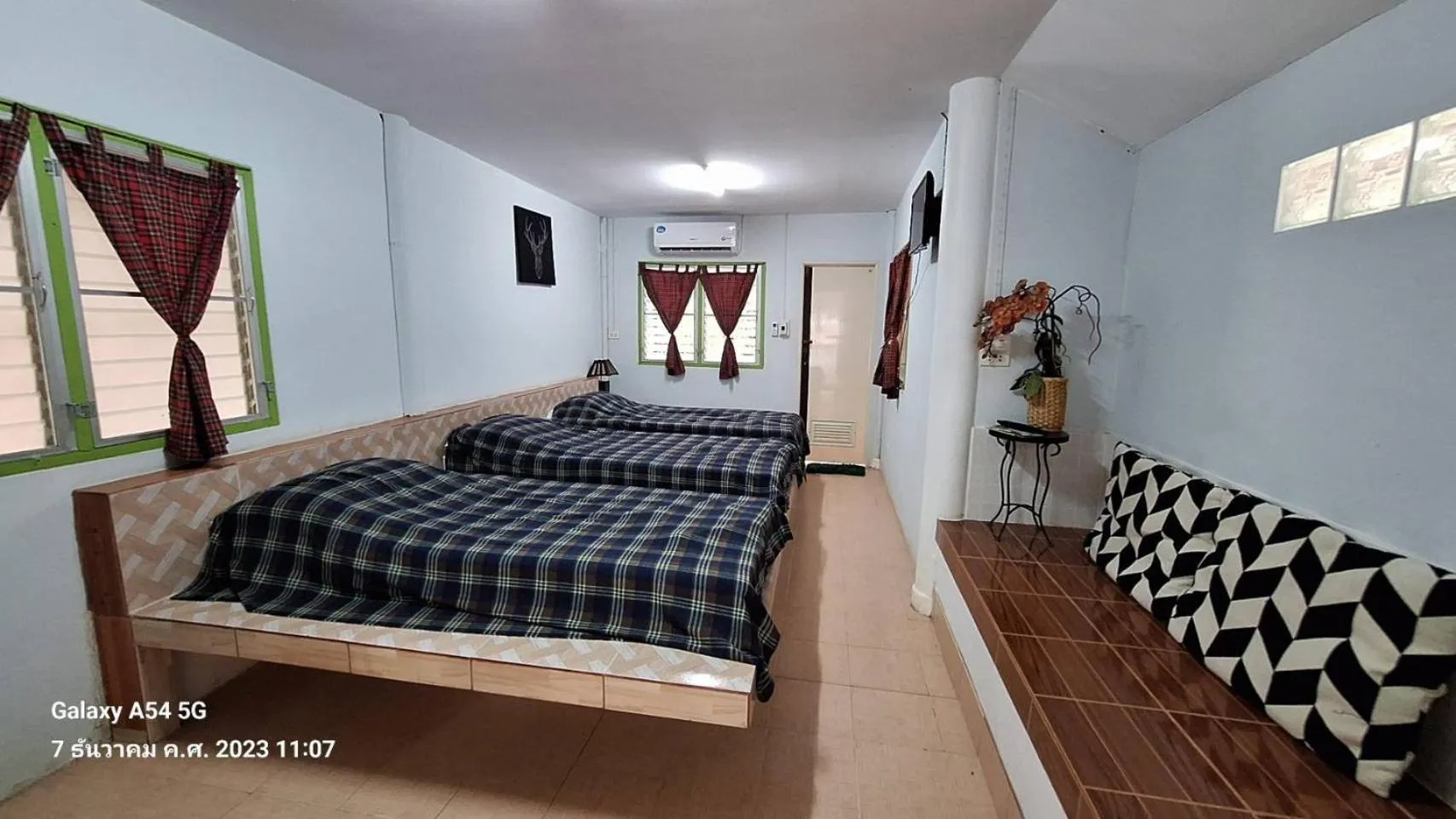 Bed in Huaykhakhaeng Country Home Resort