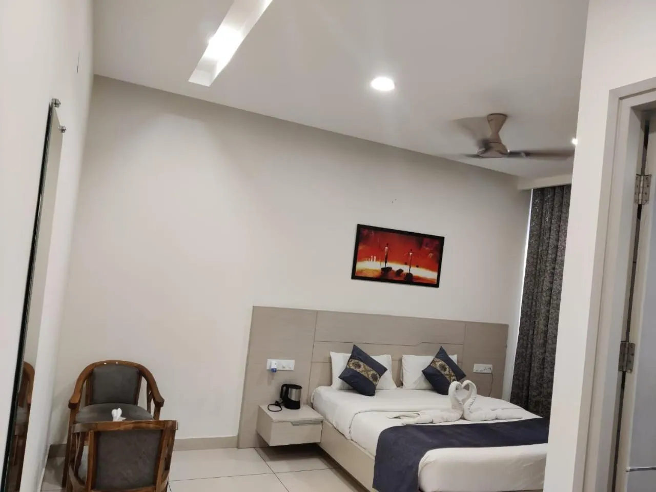 Coffee/tea facilities, Bed in Hotel Hamilton