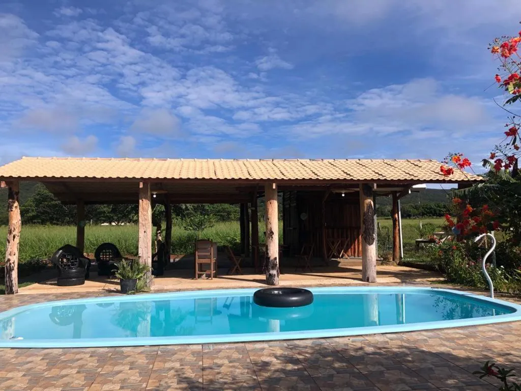 Garden view in Pousada do Nondas