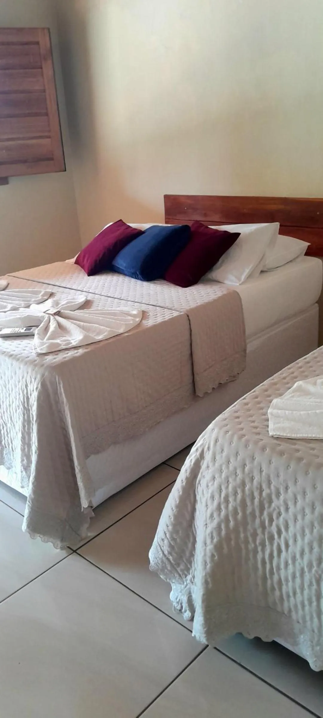 Bed in Pousada do Nondas