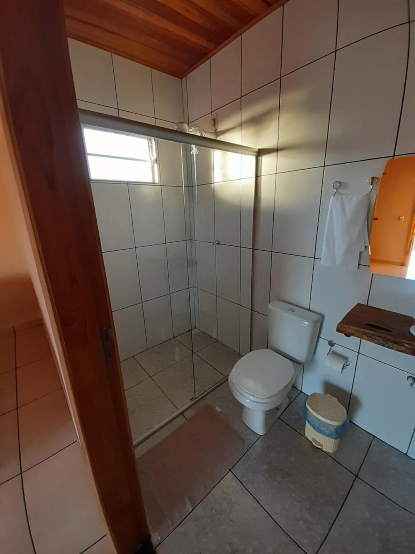 Bathroom in Pousada do Nondas