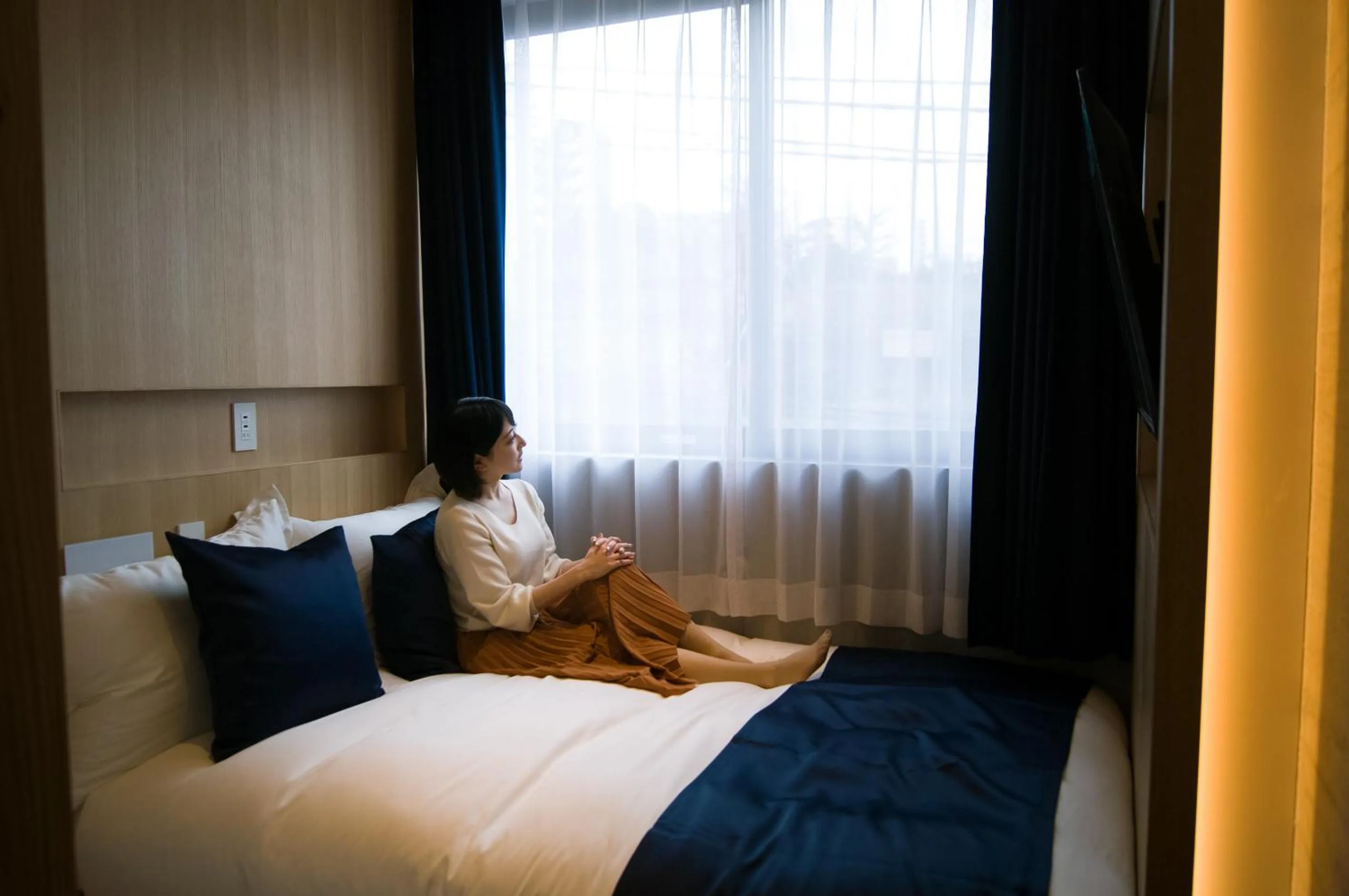 Photo of the whole room, Bed in Sakura Cross Hotel Shinjuku East Annex