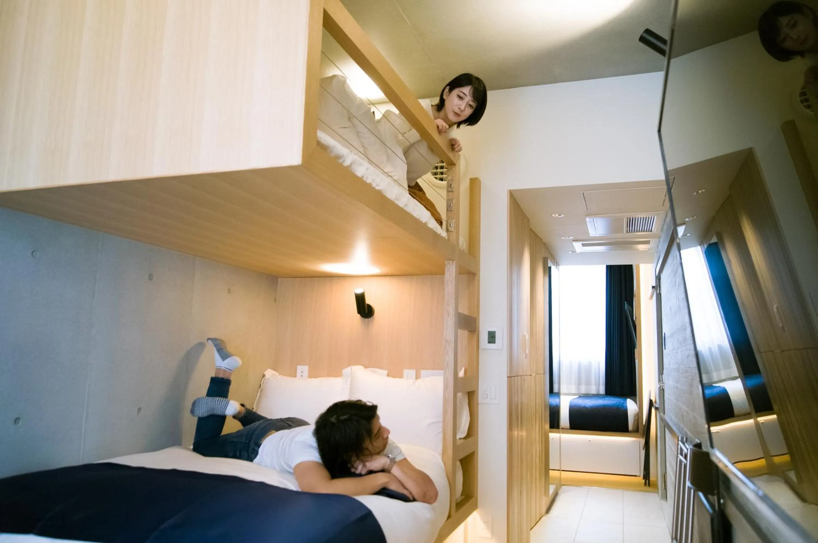 Photo of the whole room, Bed in Sakura Cross Hotel Shinjuku East Annex