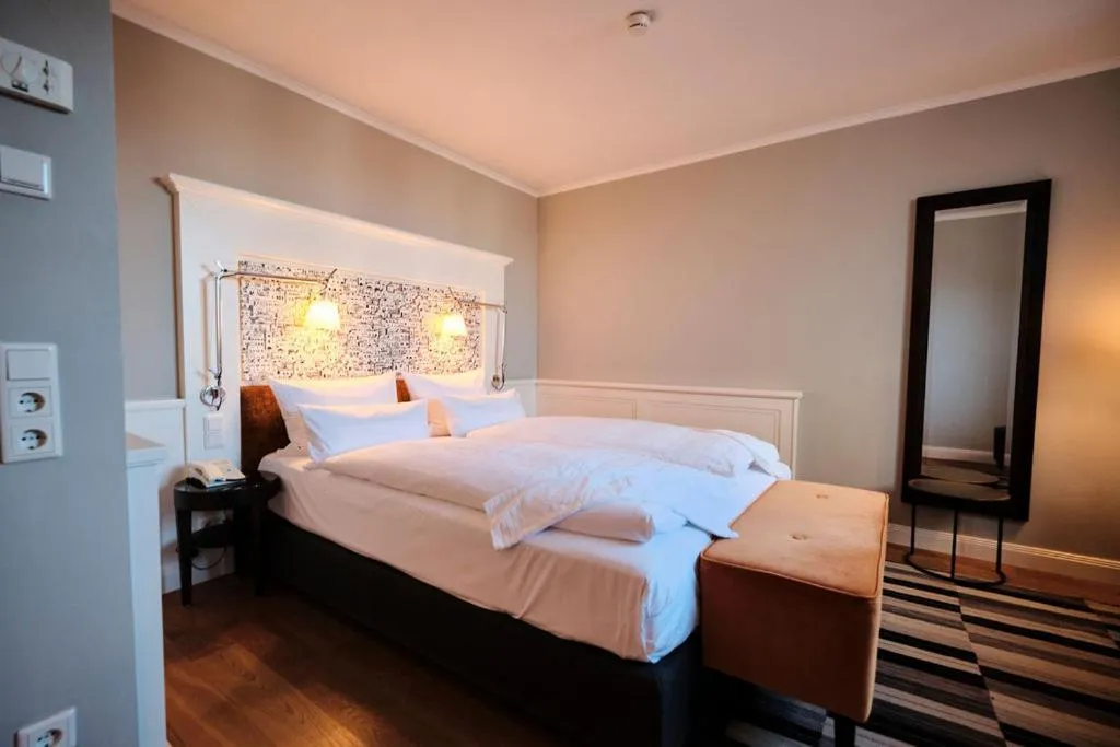 Bed in Hotel Halm Konstanz