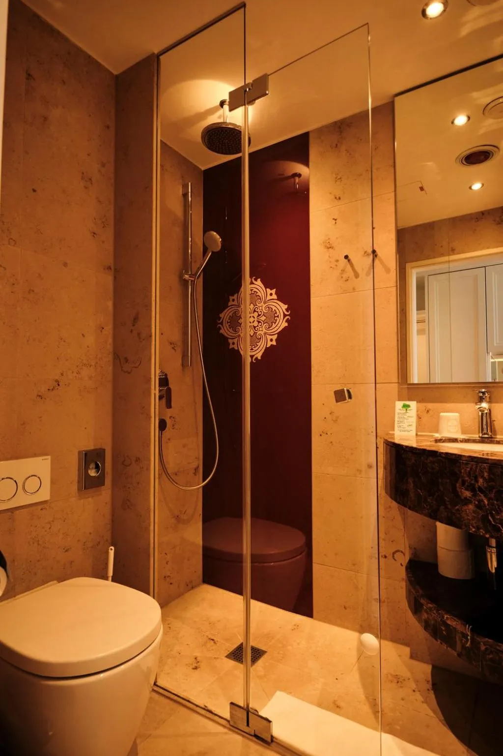 Shower in Hotel Halm Konstanz
