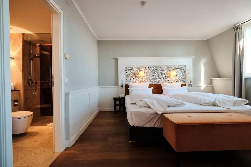 Bed in Hotel Halm Konstanz