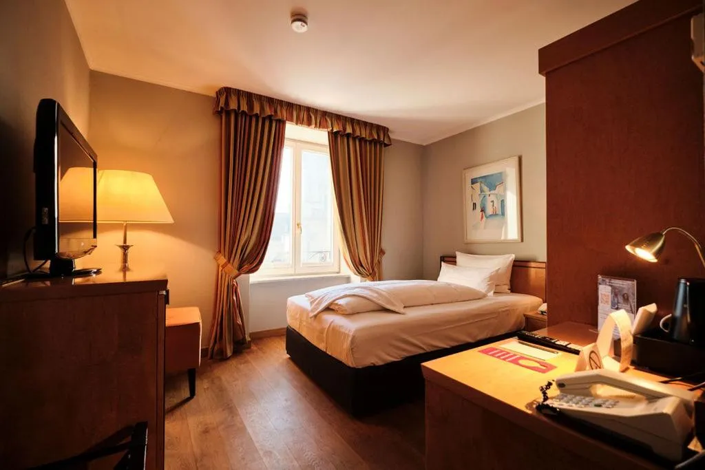 Bed in Hotel Halm Konstanz