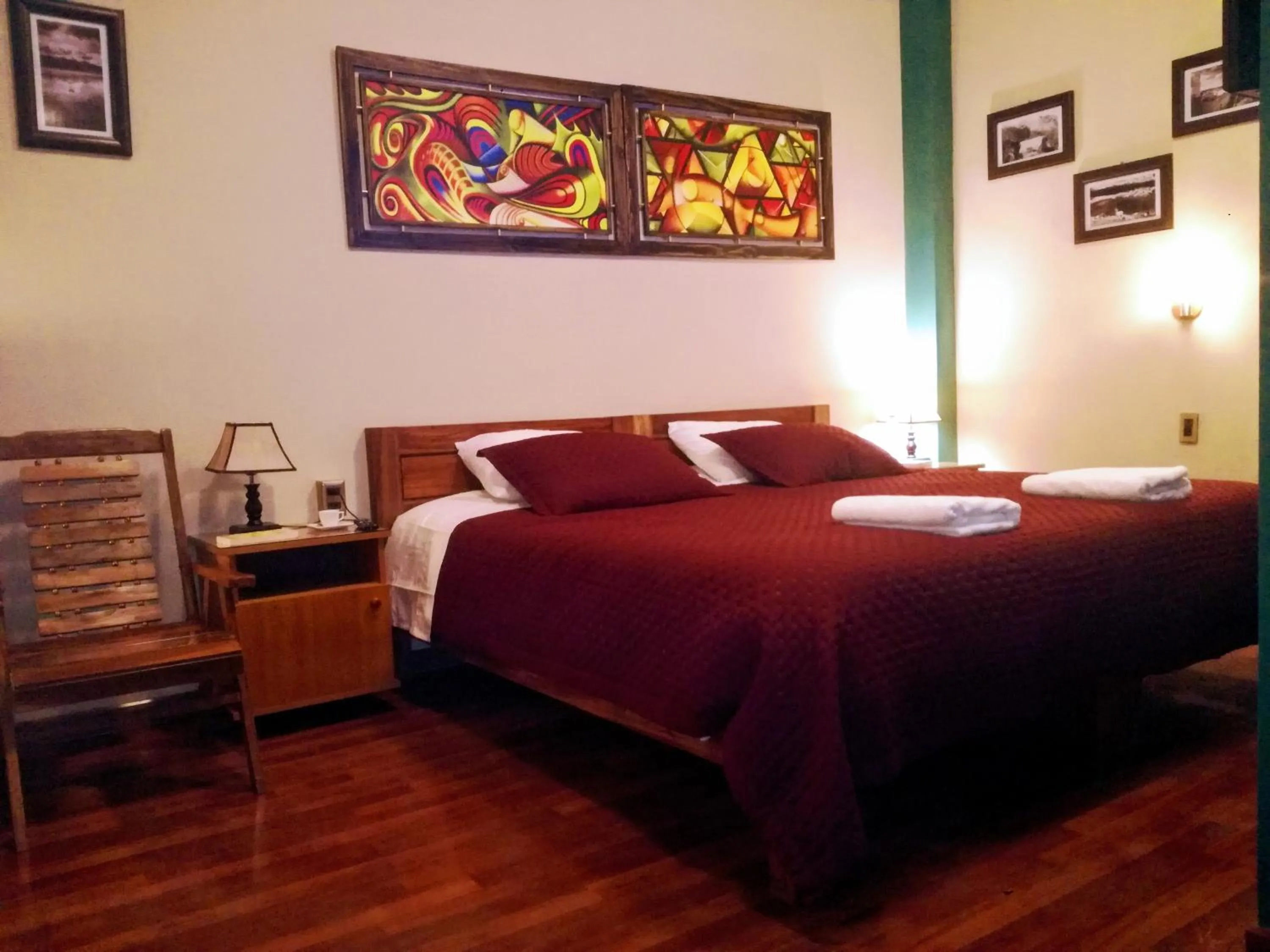 Bed in Hostal Cagnapa Restobar