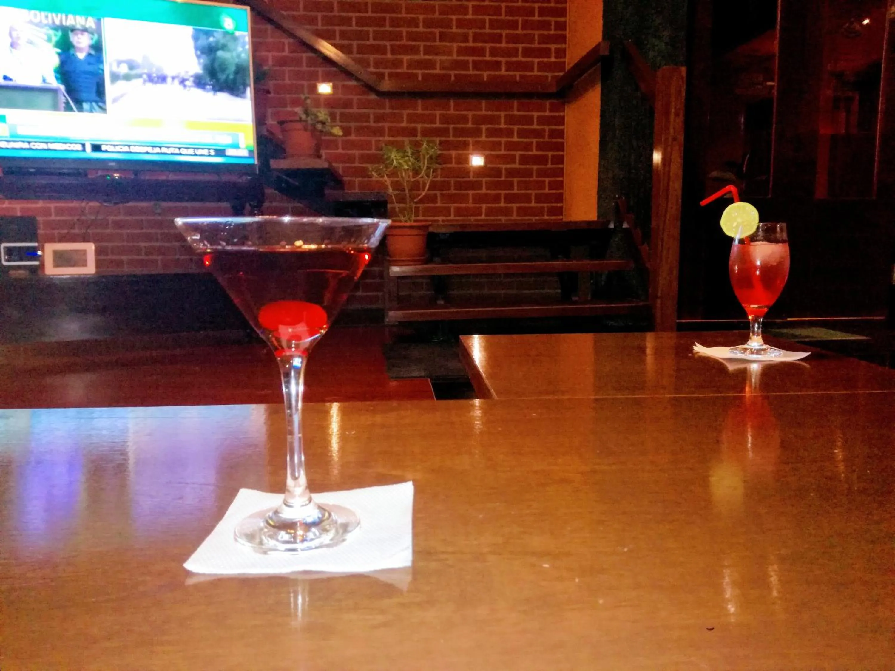 Seating area in Hostal Cagnapa Restobar