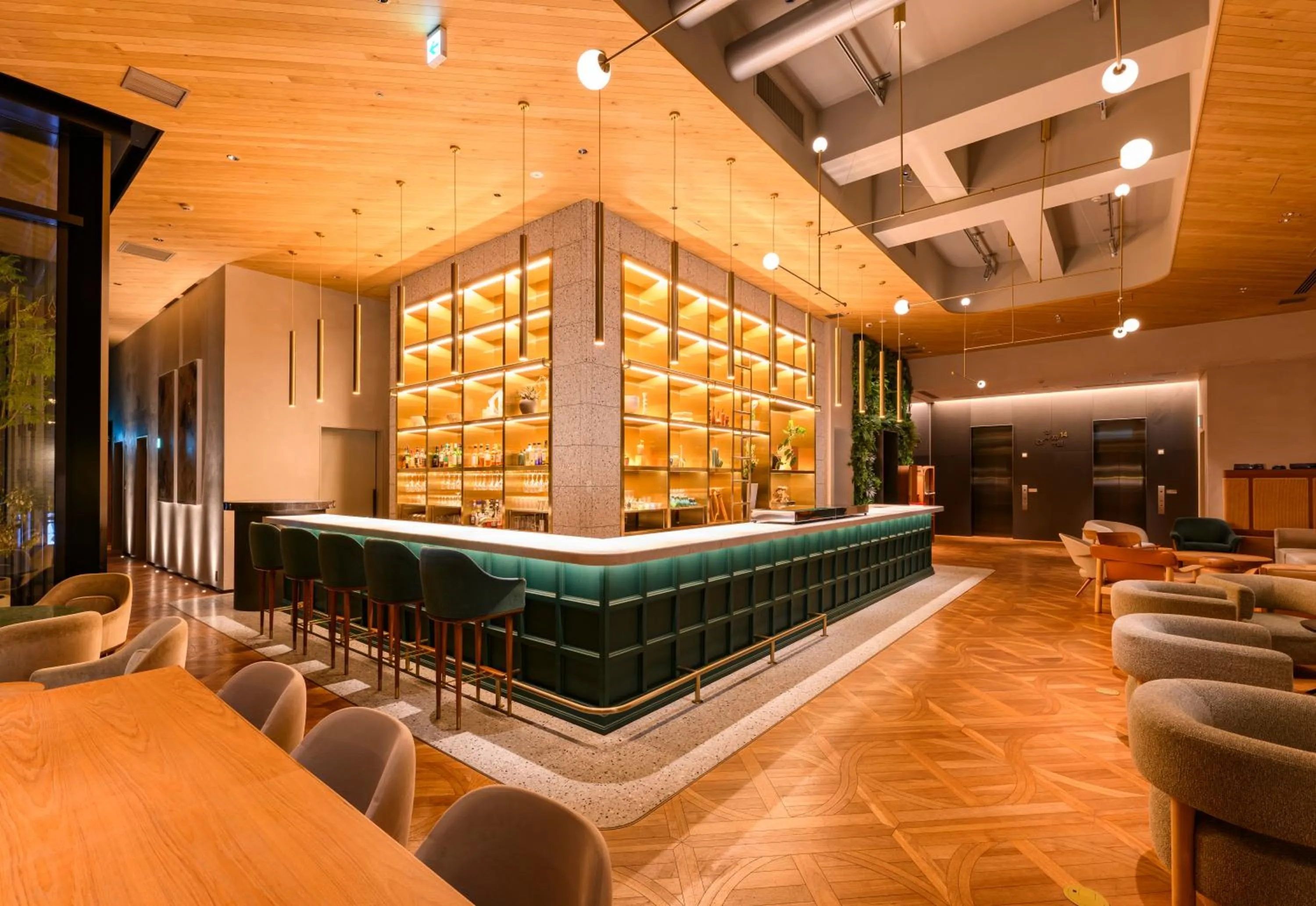 Lounge or bar in The Knot Hiroshima