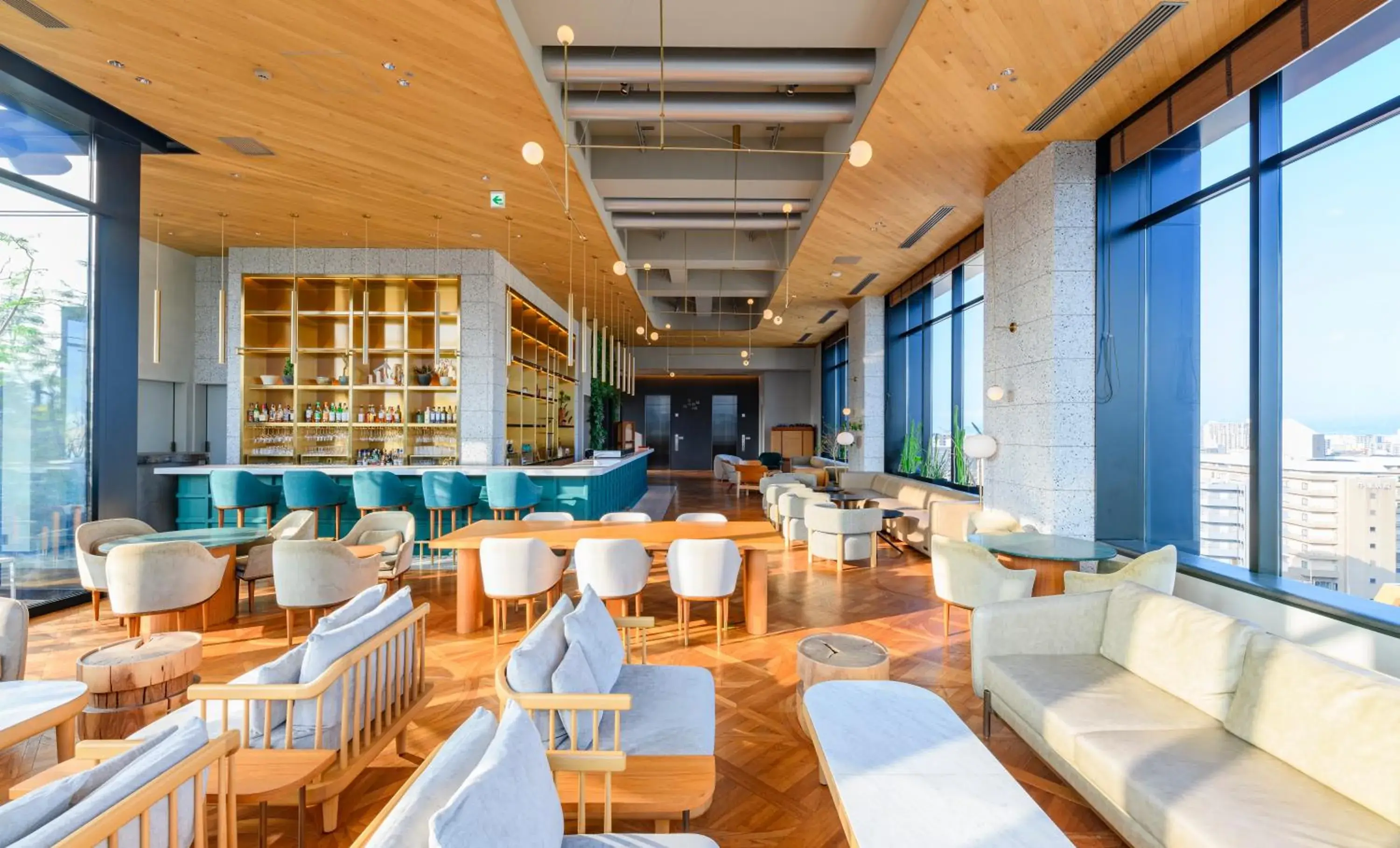 Lounge or bar in The Knot Hiroshima Lounge or bar in The Knot Hiroshima