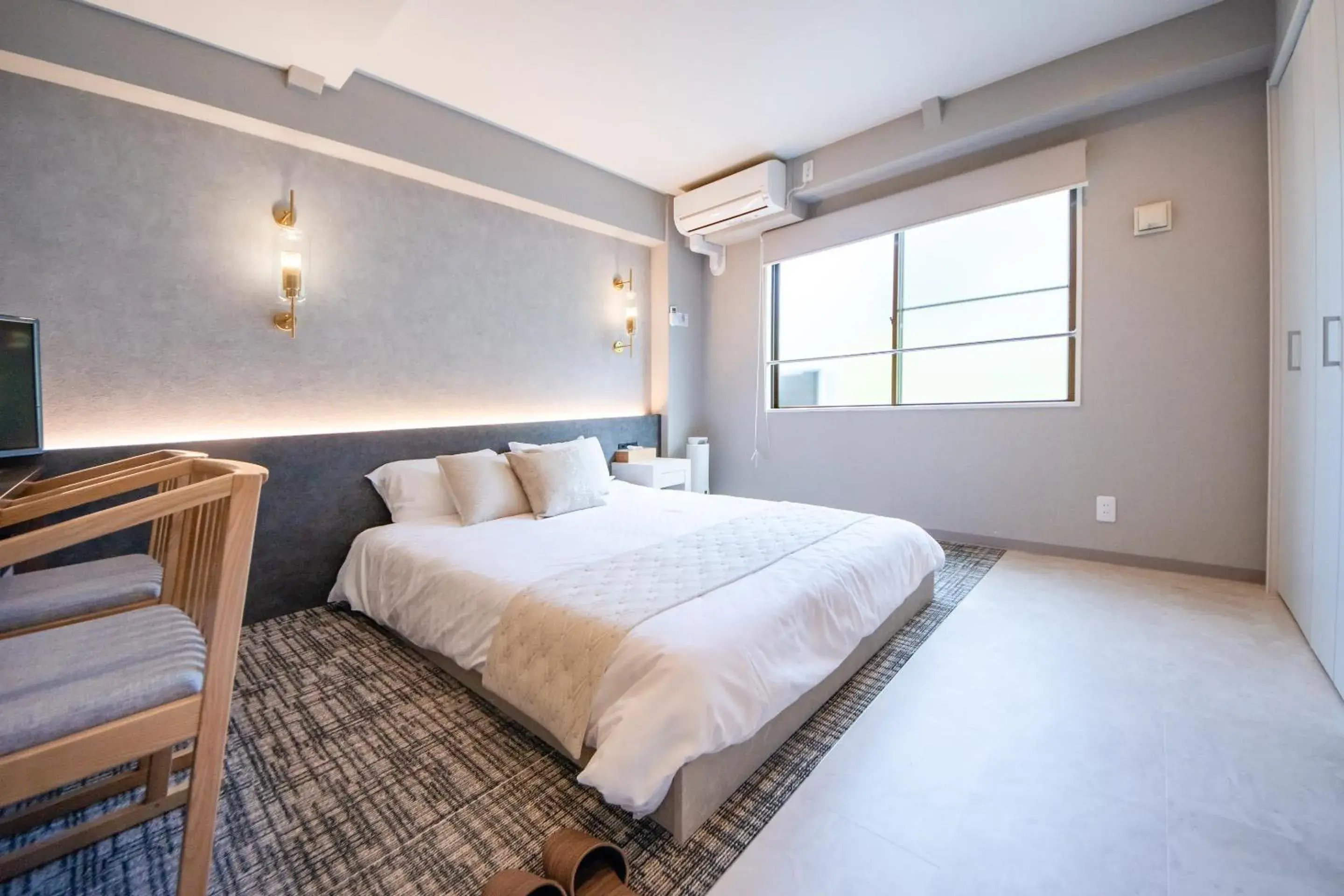 Bed in Hotel Neiraku Bed in Hotel Neiraku