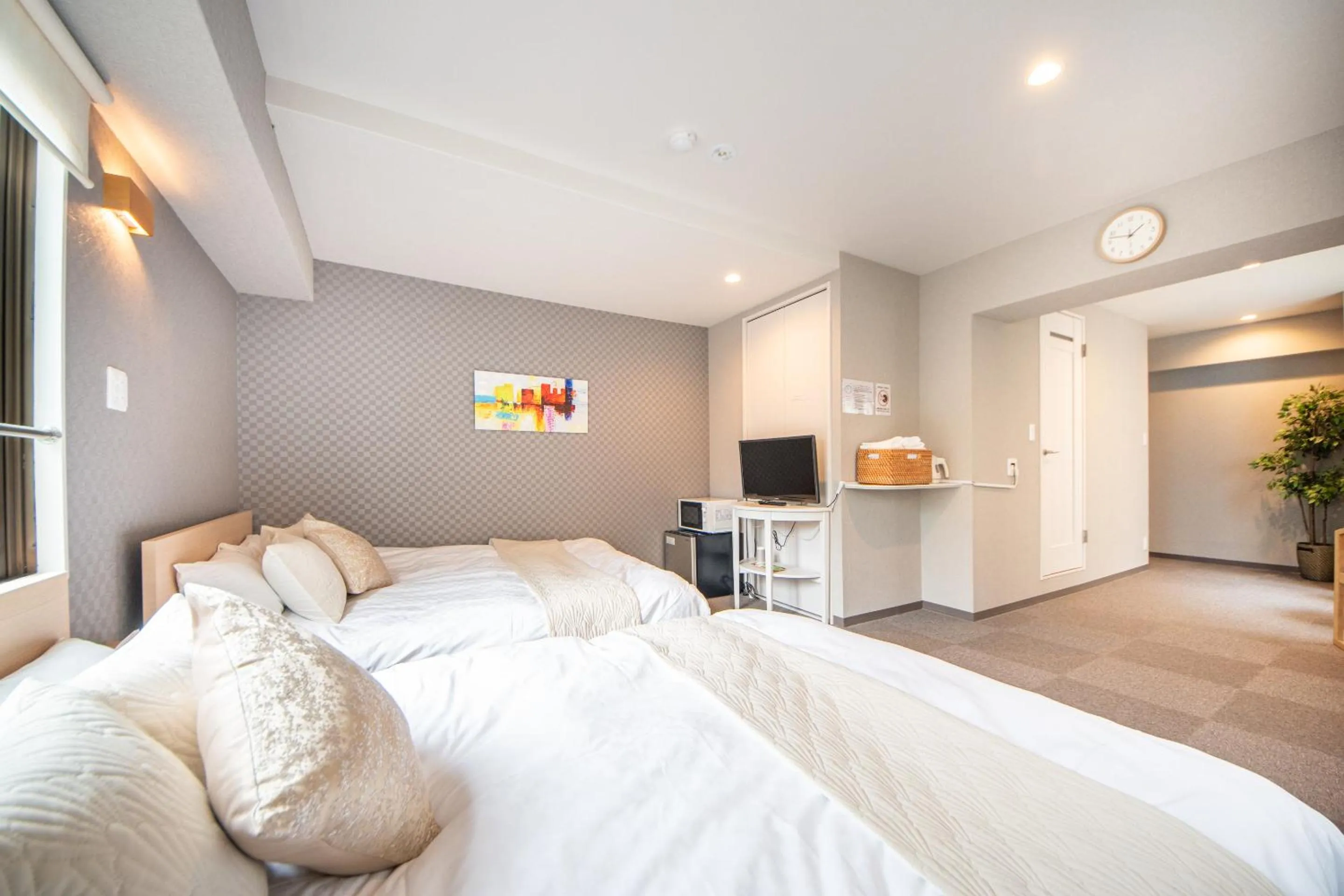 Bed in Hotel Neiraku