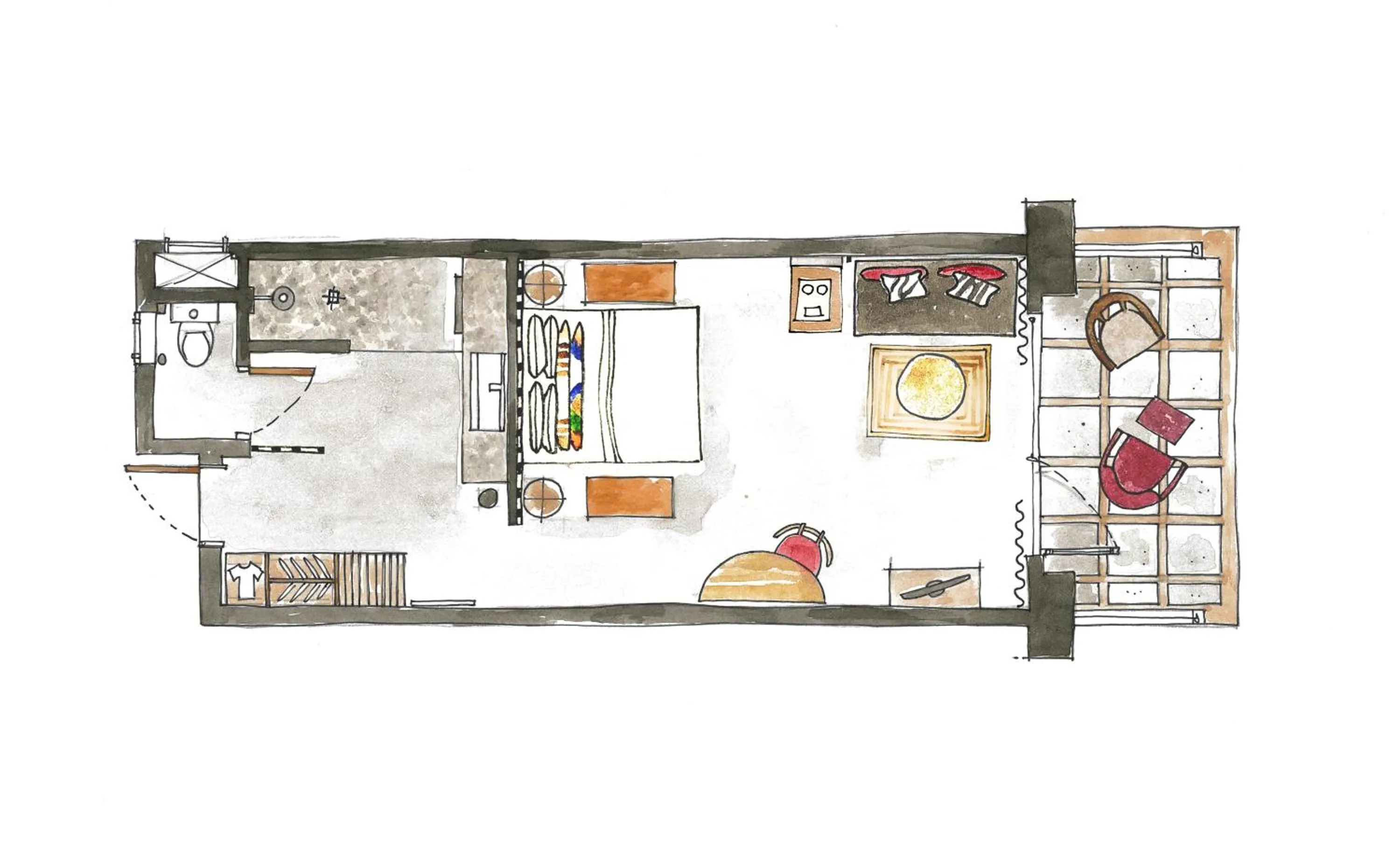 Floor plan in Zilwa Attitude